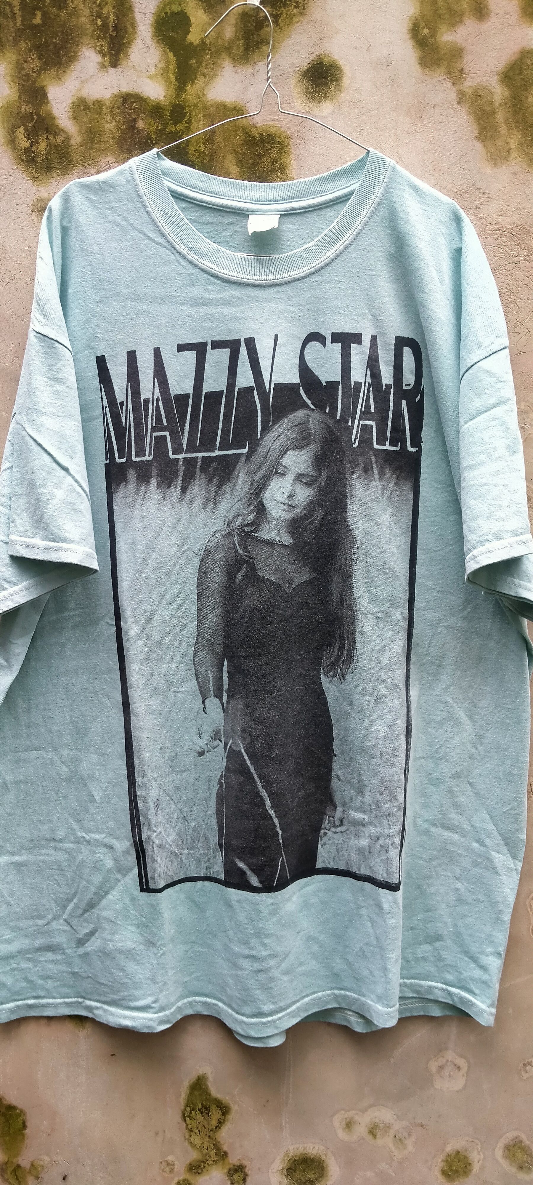 image of Band Tees Mazzy Star Tour Bootleg in Blue, Men's (Size XL)