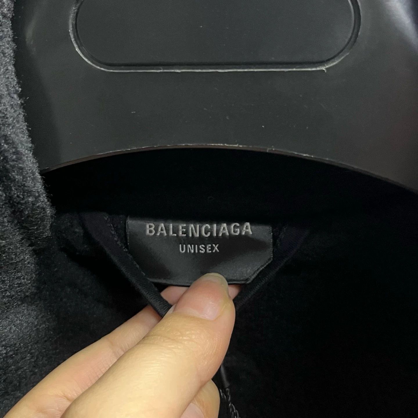 Balenciaga Balenciaga Black Logo Print Zip Jacket Size US XXS / EU 40 - 4 Thumbnail