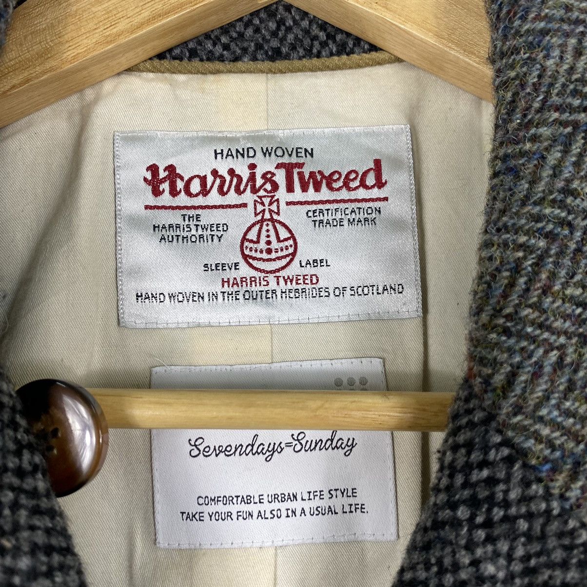 Harris Tweed Harris Tweed X Seventy Sunday wool jacket coat Size L / US 10 / IT 46 - 10 Thumbnail