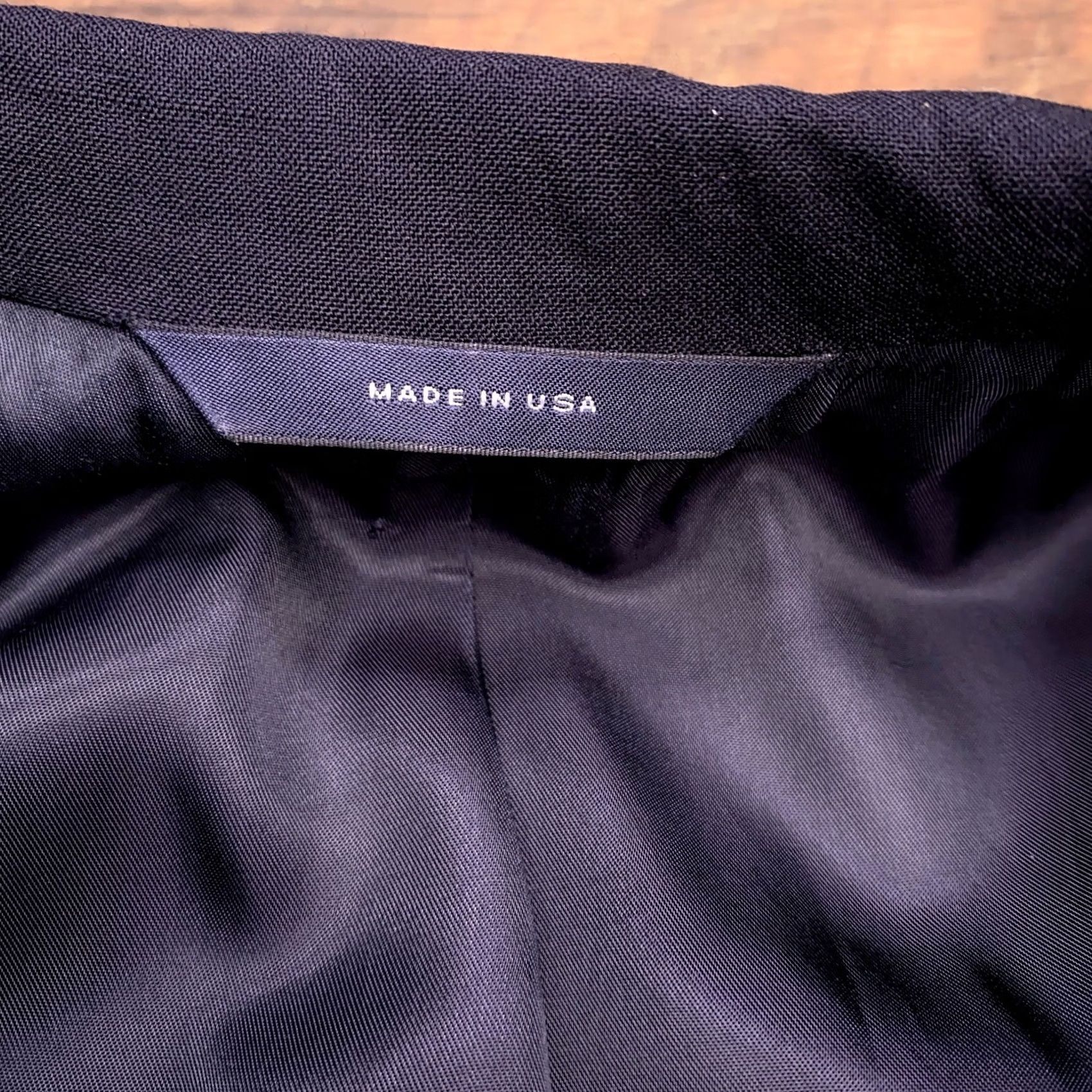 Brooks Brothers Brooks Brothers BrooksEase Suit Jacket 42R Wool Navy Blazer Men Regular Blue Solid 2-Button Notch Lapel Single-Breasted USA Vintage N/A Size 42R - 5 Thumbnail