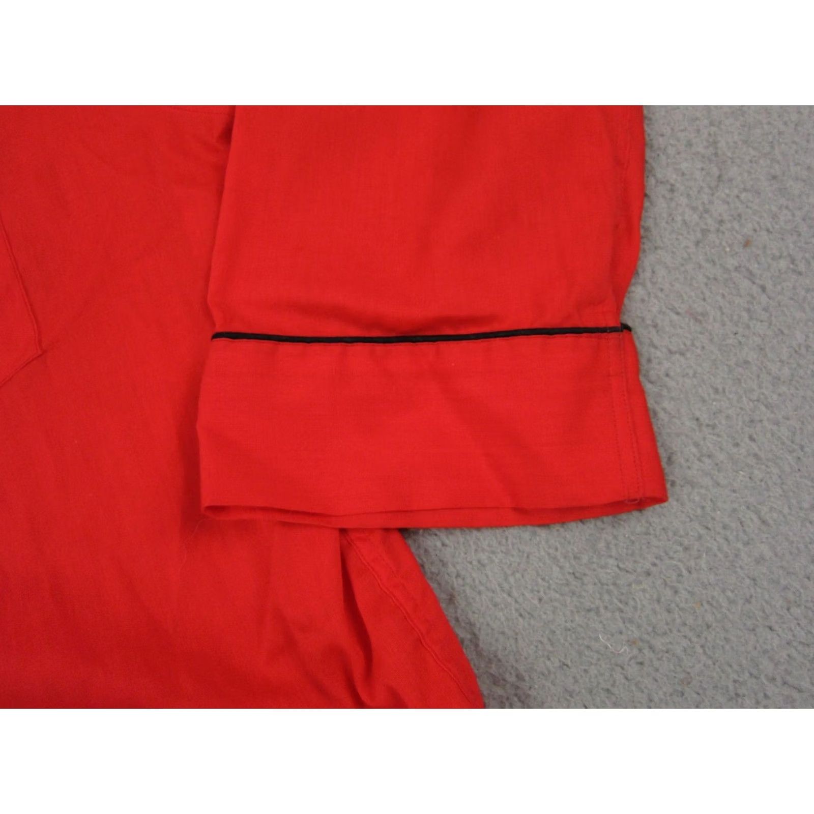 Pierre Cardin Pierre Cardin Shirt Button-Up 70s 90s Mens Red Black Cotton Size L Long Sleeve Collared Spread Pocket Vintage Shirt Size US L / EU 52-54 / 3 - 6 Thumbnail