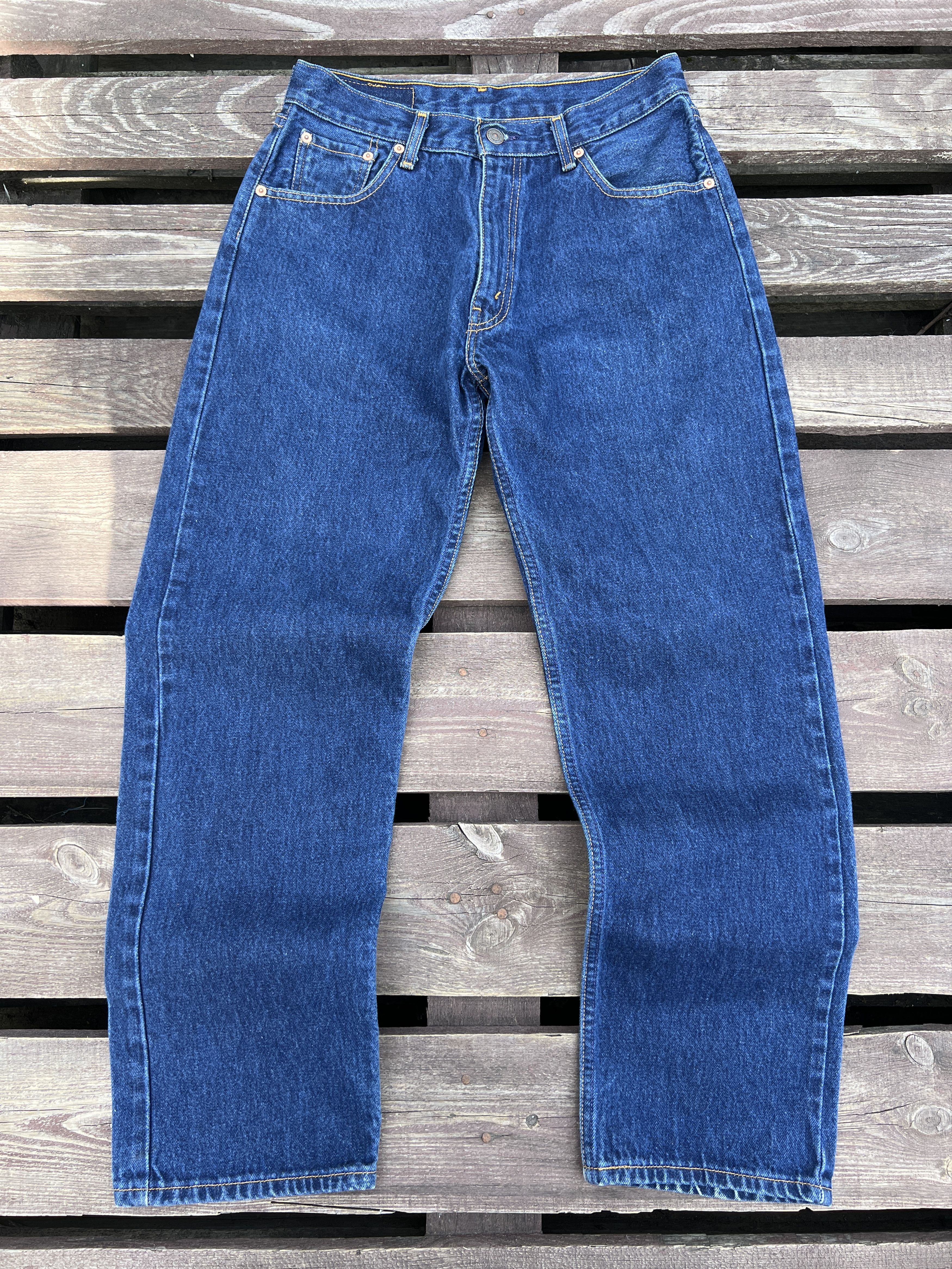 Levi's Vintage 90s Levis 592 Made in Pakistan Washed Denim Jeans Size US 31 - 2 Thumbnail