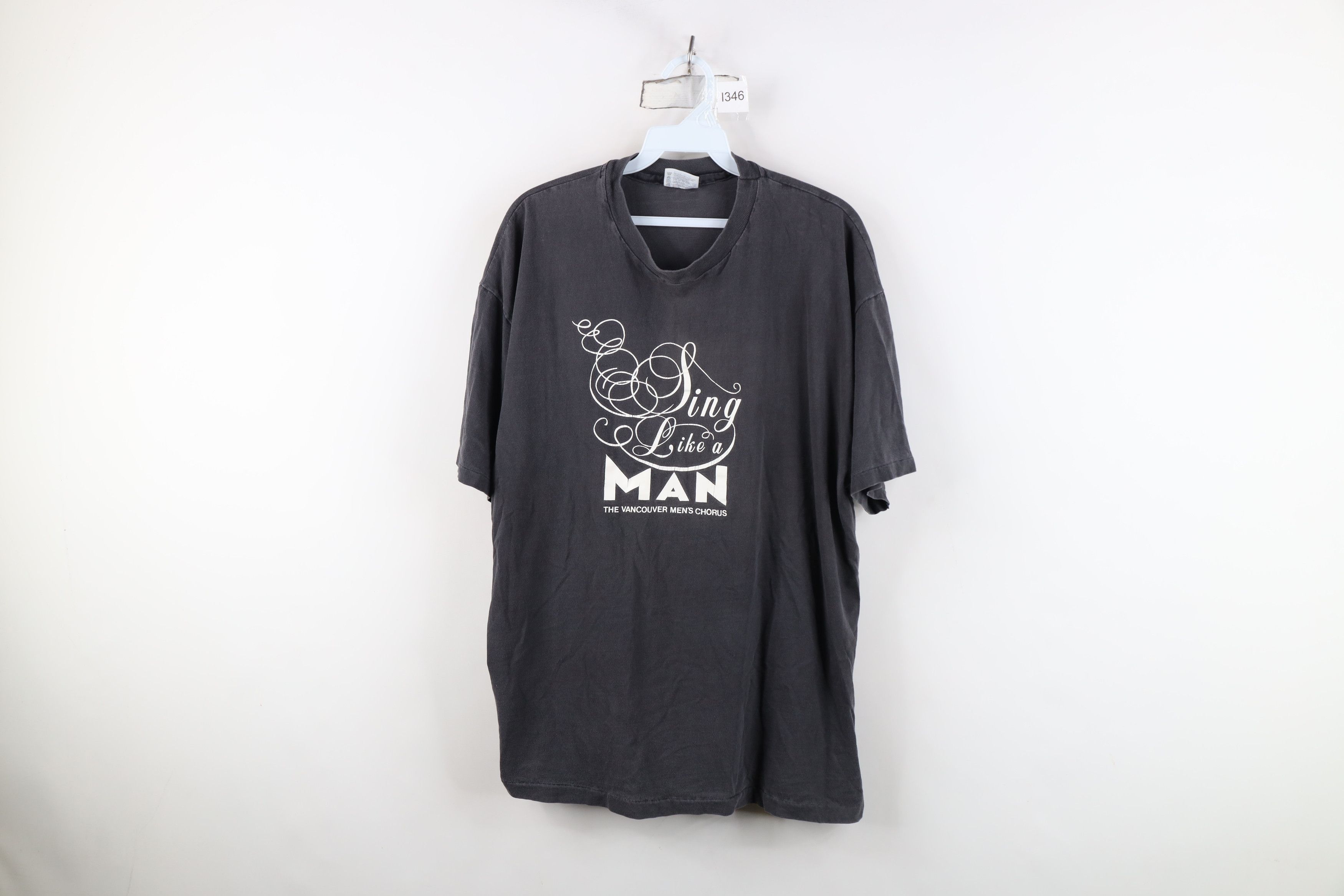 Vintage Vintage 90s Like A Man The Vancouver Mens Chorus T-Shirt USA Size US XL / EU 56 / 4 - 1 Thumbnail