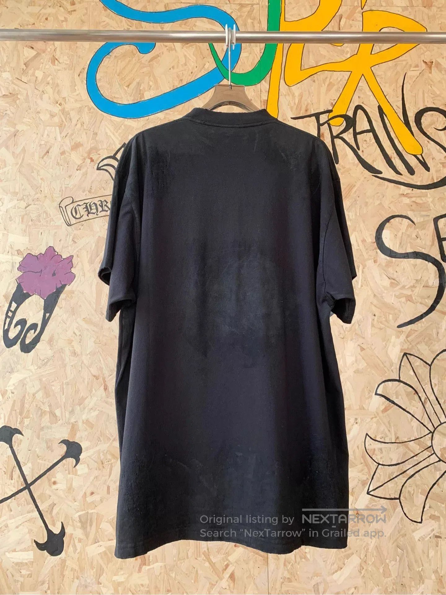 Balenciaga Black Graphic Short Sleeve Shirt. Size US L / EU 52-54 / 3 - 6 Thumbnail