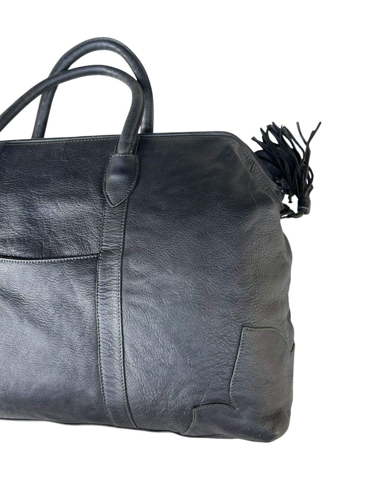 Porter IBIZA Japan Distressed Patina Black Leather Doctor Bag Size ONE SIZE - 5 Thumbnail
