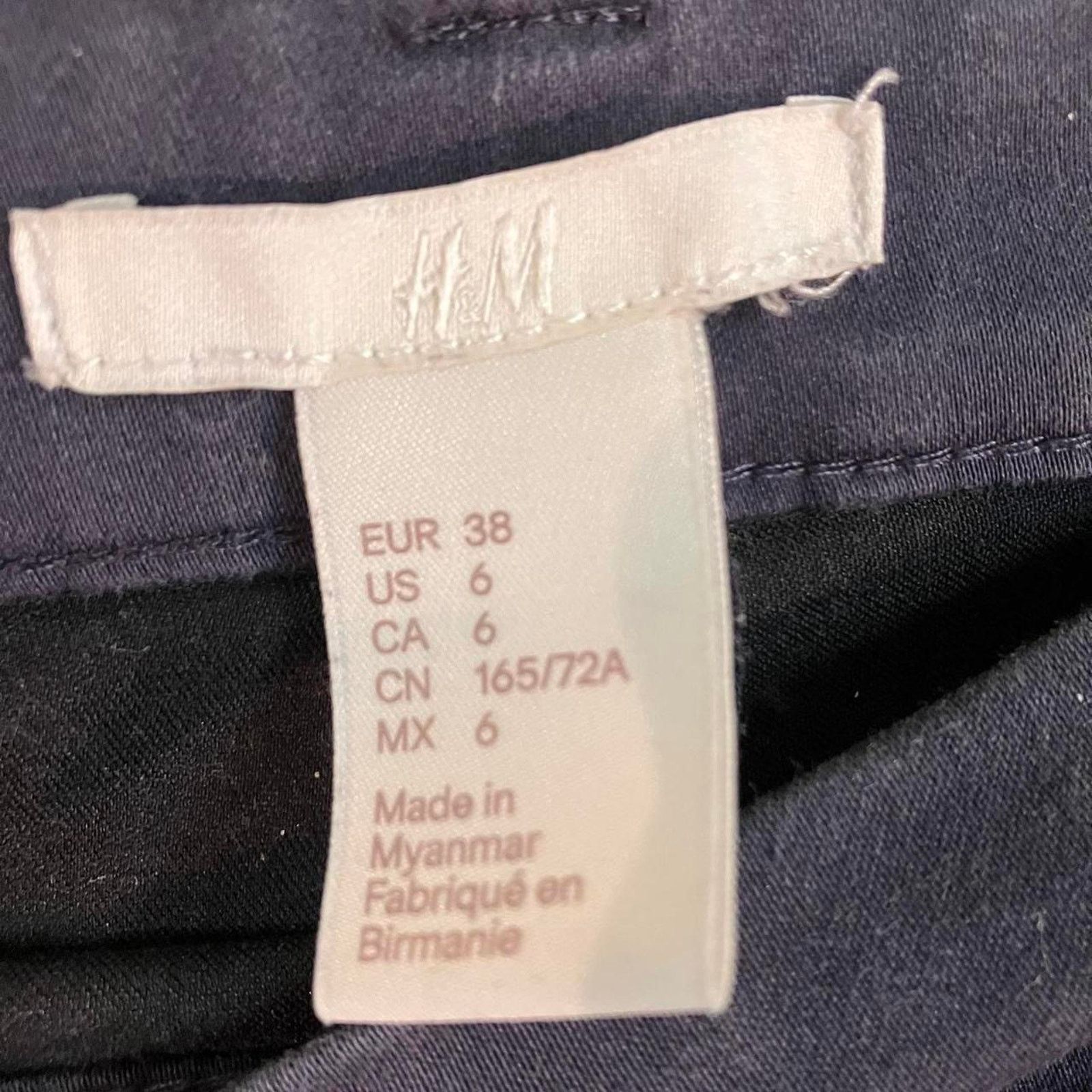 H&M H&M Grey Dress Pants Tights Size 28" / US 6 / IT 42 - 2 Thumbnail