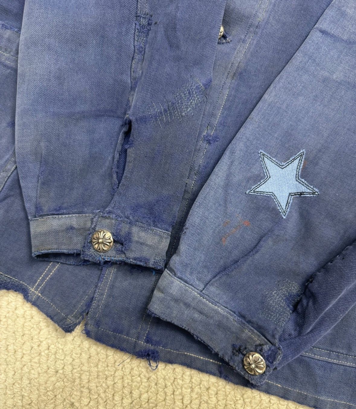 Chrome Hearts French star patch work jacket Size US M / EU 48-50 / 2 - 3 Thumbnail