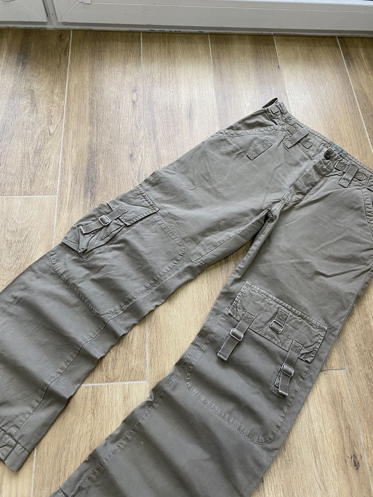 Vintage Vintage Cargo Pants Baggy Wide Avant Garde Japanese Flared Size US 32 / EU 48 - 3 Thumbnail