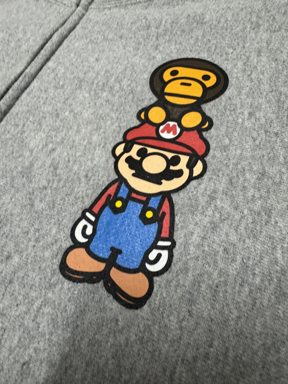 Bape VINTAGE BAPE X MARIO NINTENDO HOODIE Size US S / EU 44-46 / 1 - 3 Thumbnail