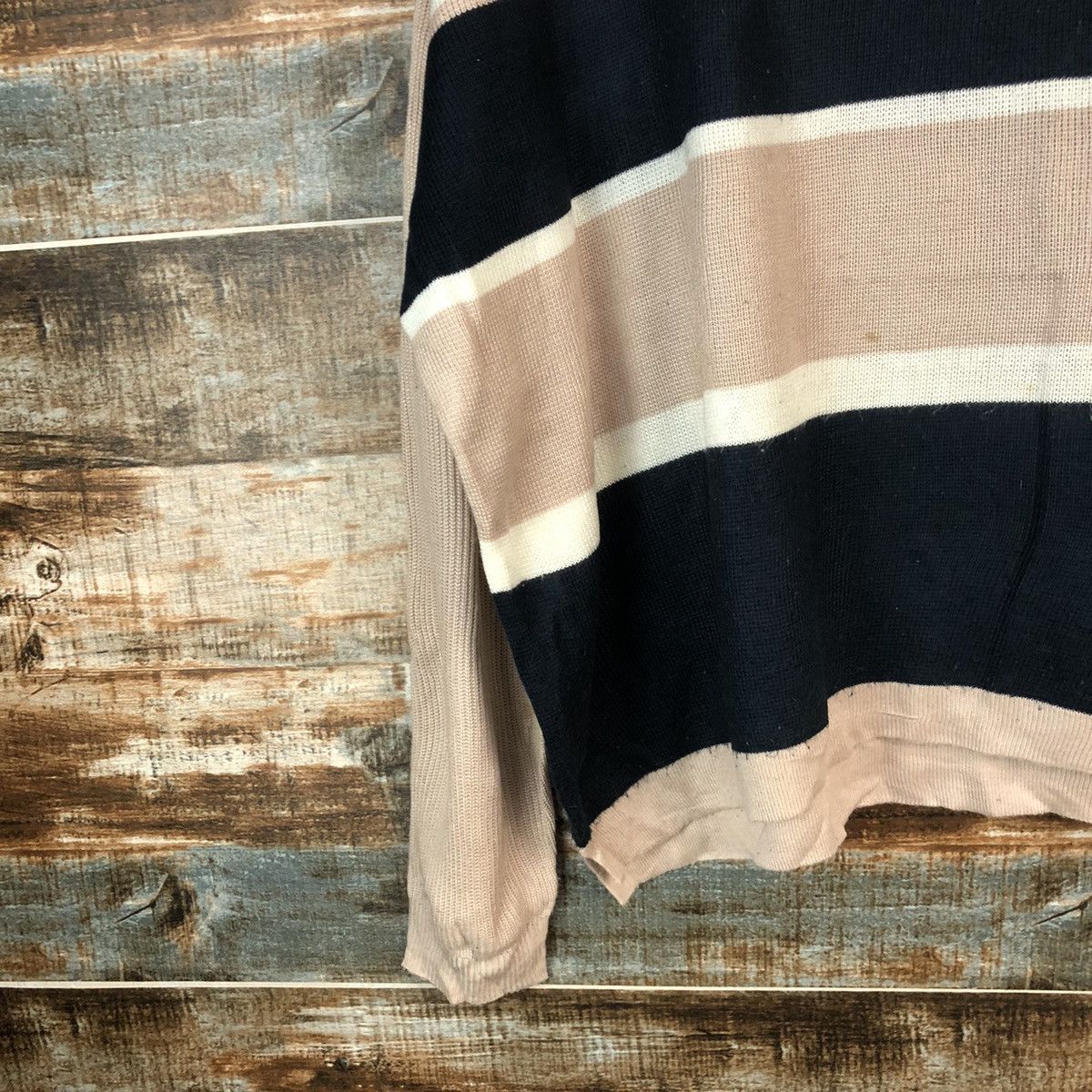 OVER THE STRiPES HK Works London Pink Knitwear #A1469 Size L / US 10 / IT 46 - 7 Thumbnail