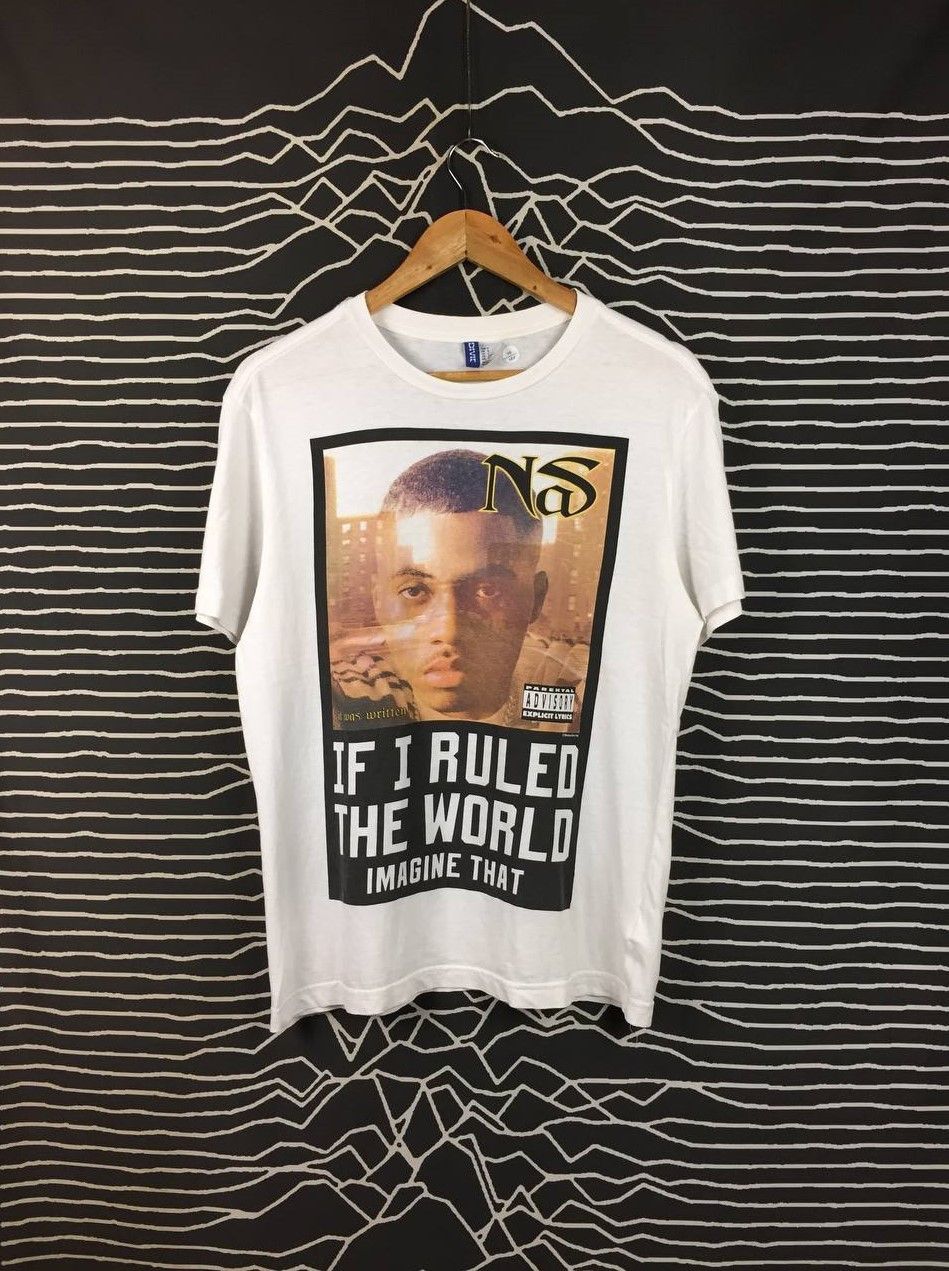 Rap Tees H&M Divided Nas If I Ruled The World (Imagine That) Rap Tee Size US S / EU 44-46 / 1 - 2 Thumbnail