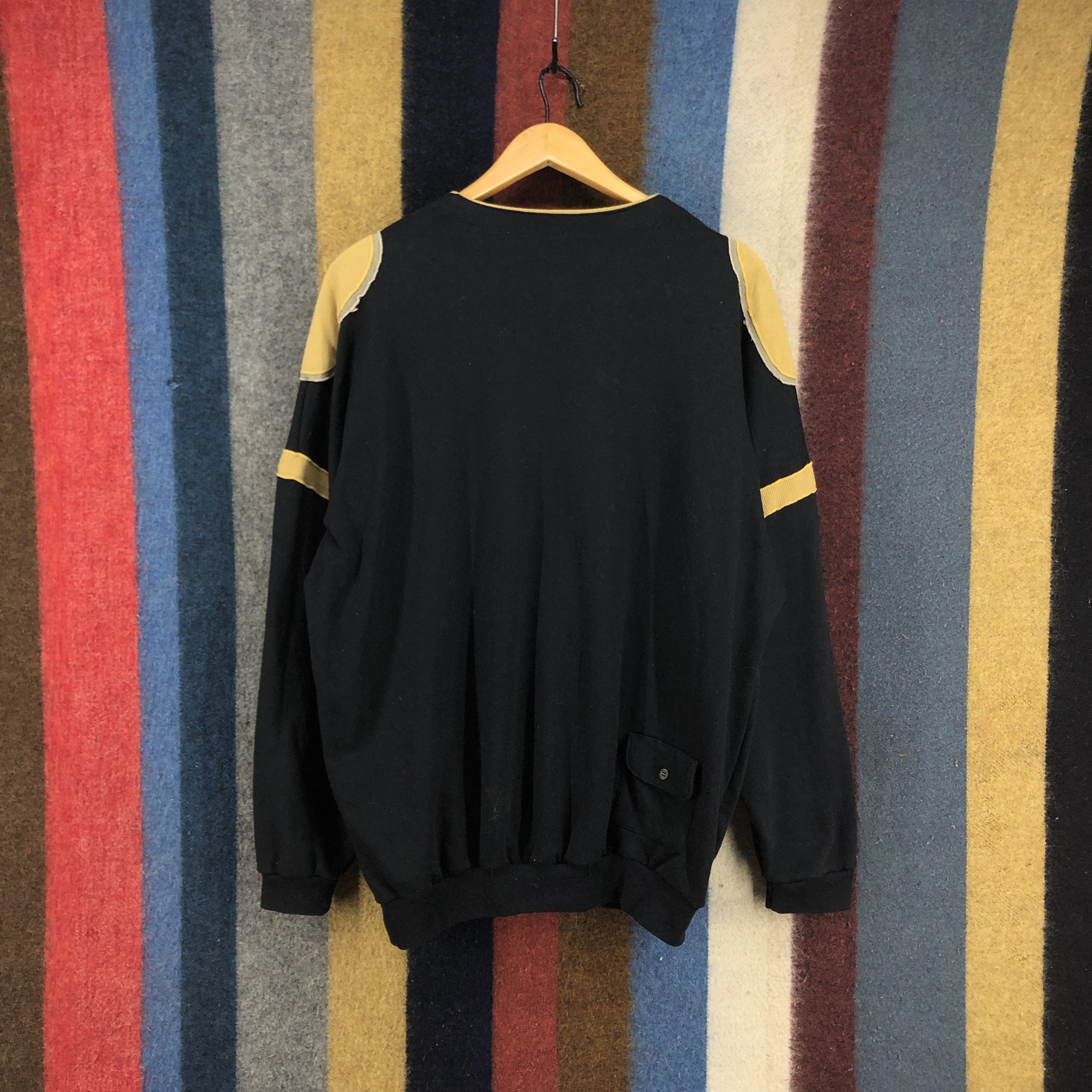 Vintage Vintage PERFE DESIGNUS Deep V Neck Sweatshirt #0668/AC Size US XL / EU 56 / 4 - 8 Thumbnail