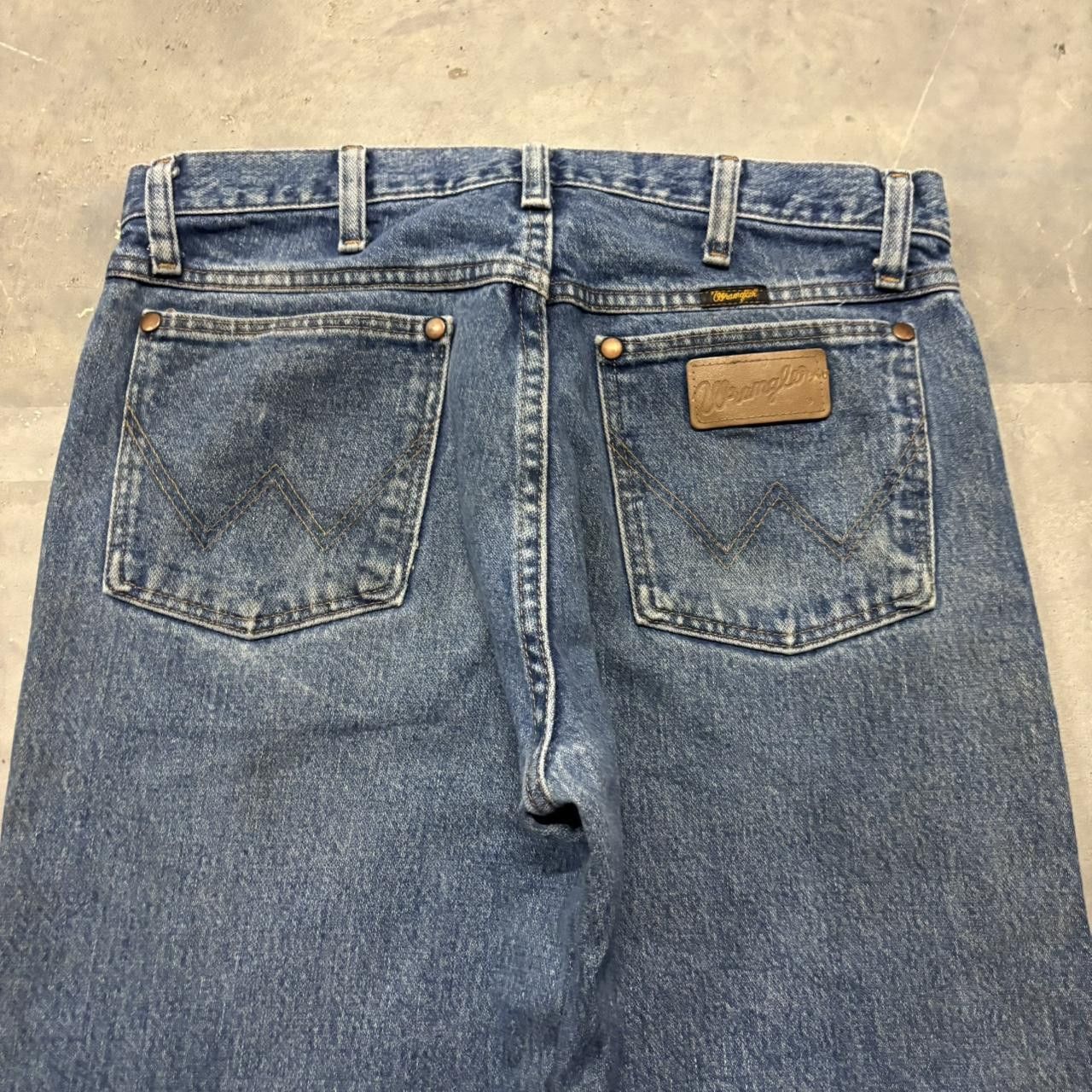 Japanese Brand × Vintage Crazy Vintage 90s Dark Wash Essential Denim Jeans! Size US 30 / EU 46 - 7 Thumbnail