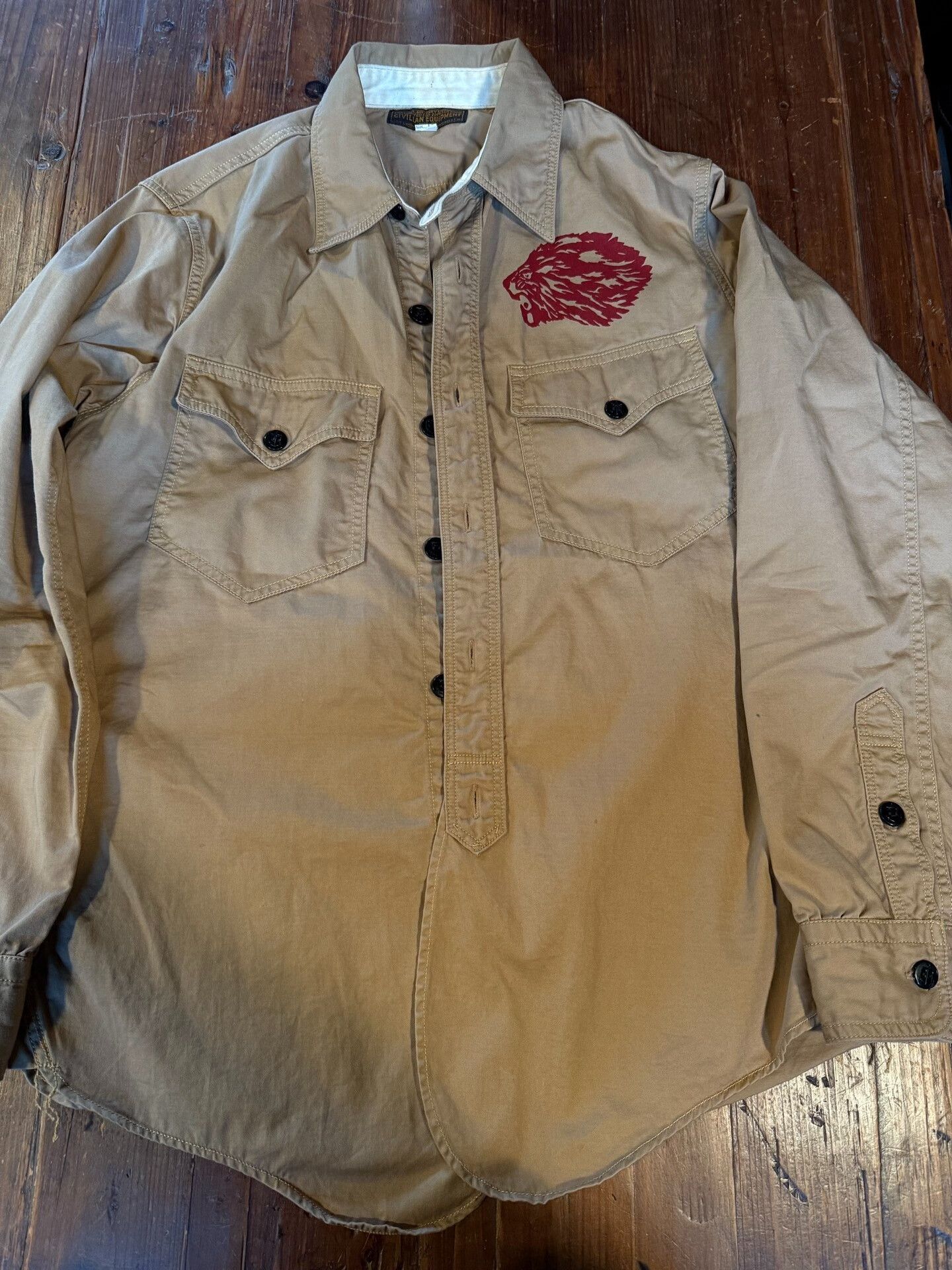 Freewheelers Freewheelers Gilmores Special Military Shirt Size US M / EU 48-50 / 2 - 1 Thumbnail
