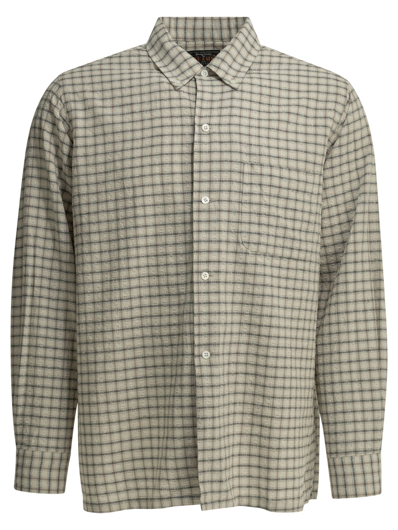 Beams Plus Beams Plus Open Bd Sucker Casual Shirt tag size XL Men - USA Duties Paid Size US XL / EU 56 / 4 - 1 Thumbnail
