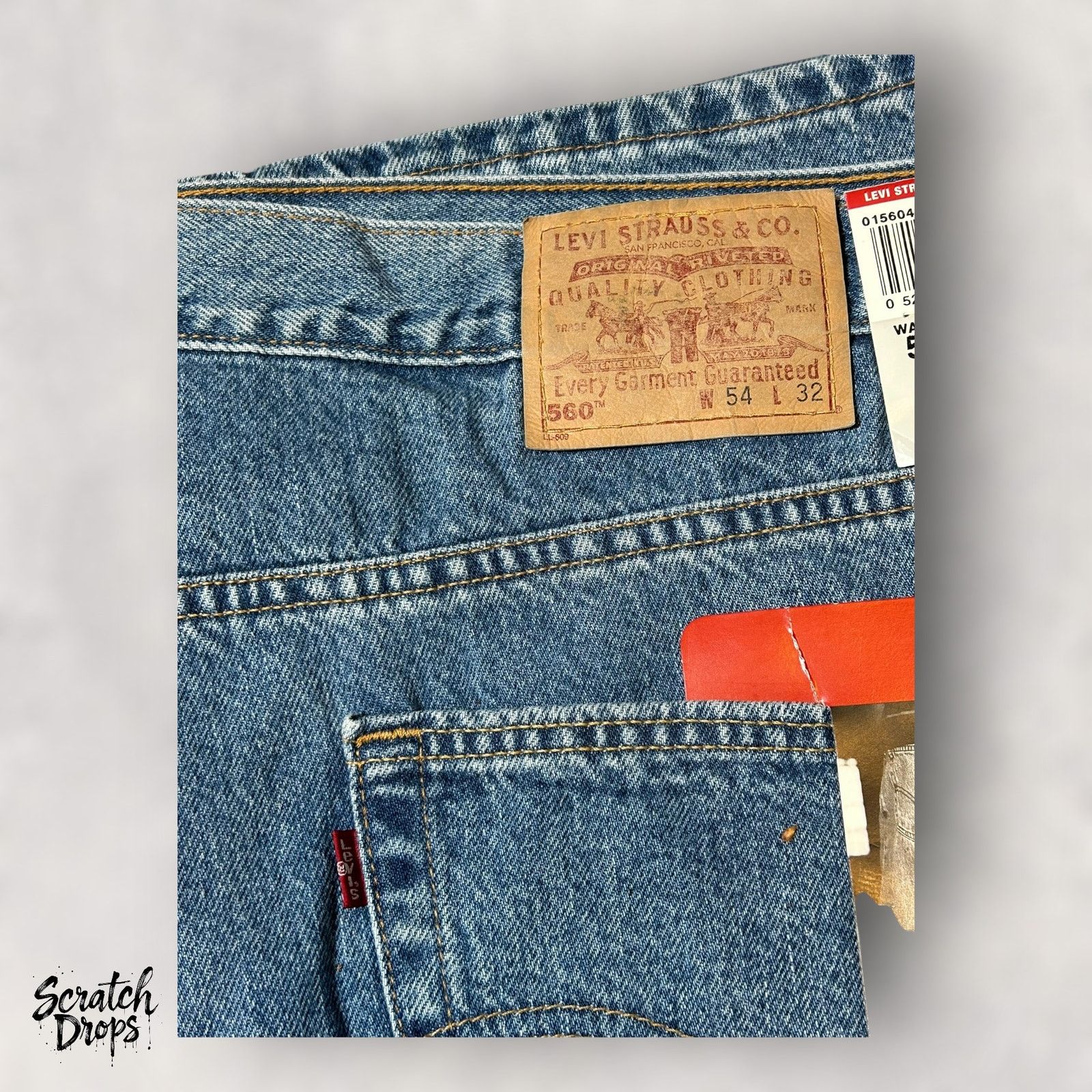 Levi's Levi's Men's 560 Loose Fit Tapered Leg Jeans W54 L32 Classic Size US 38 / EU 54 - 1 Thumbnail