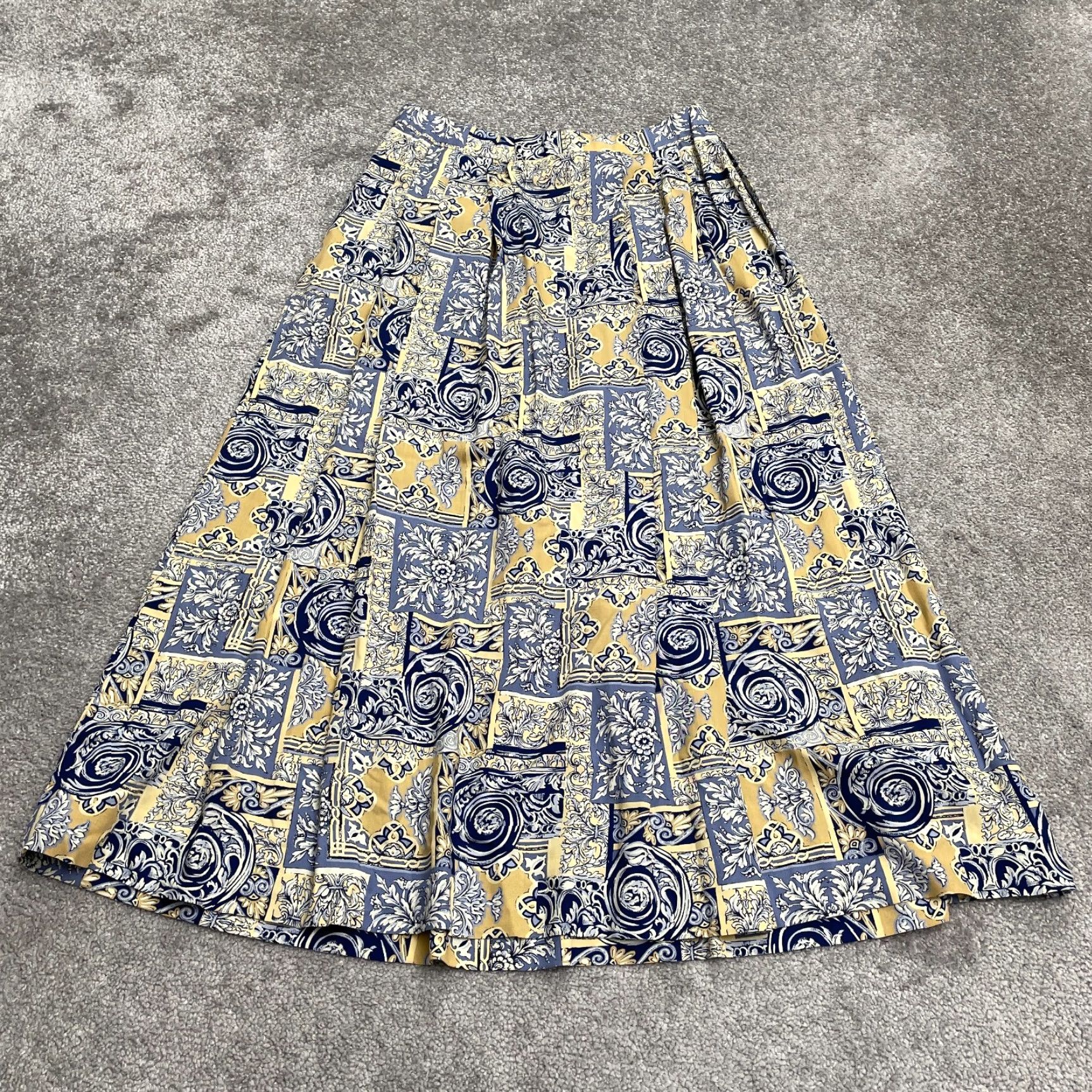 Pendleton Pendleton Vintage Set Of 2 Pleated Skirt Blouse Women 10 Multi Floral Coordinate Size L / US 10 / IT 46 - 5 Thumbnail