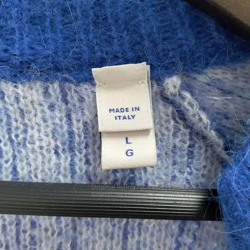 Burberry Burberry Women's Blue Wool Long Sleeve Sweater. Size L / US 10 / IT 46 - 4 Thumbnail