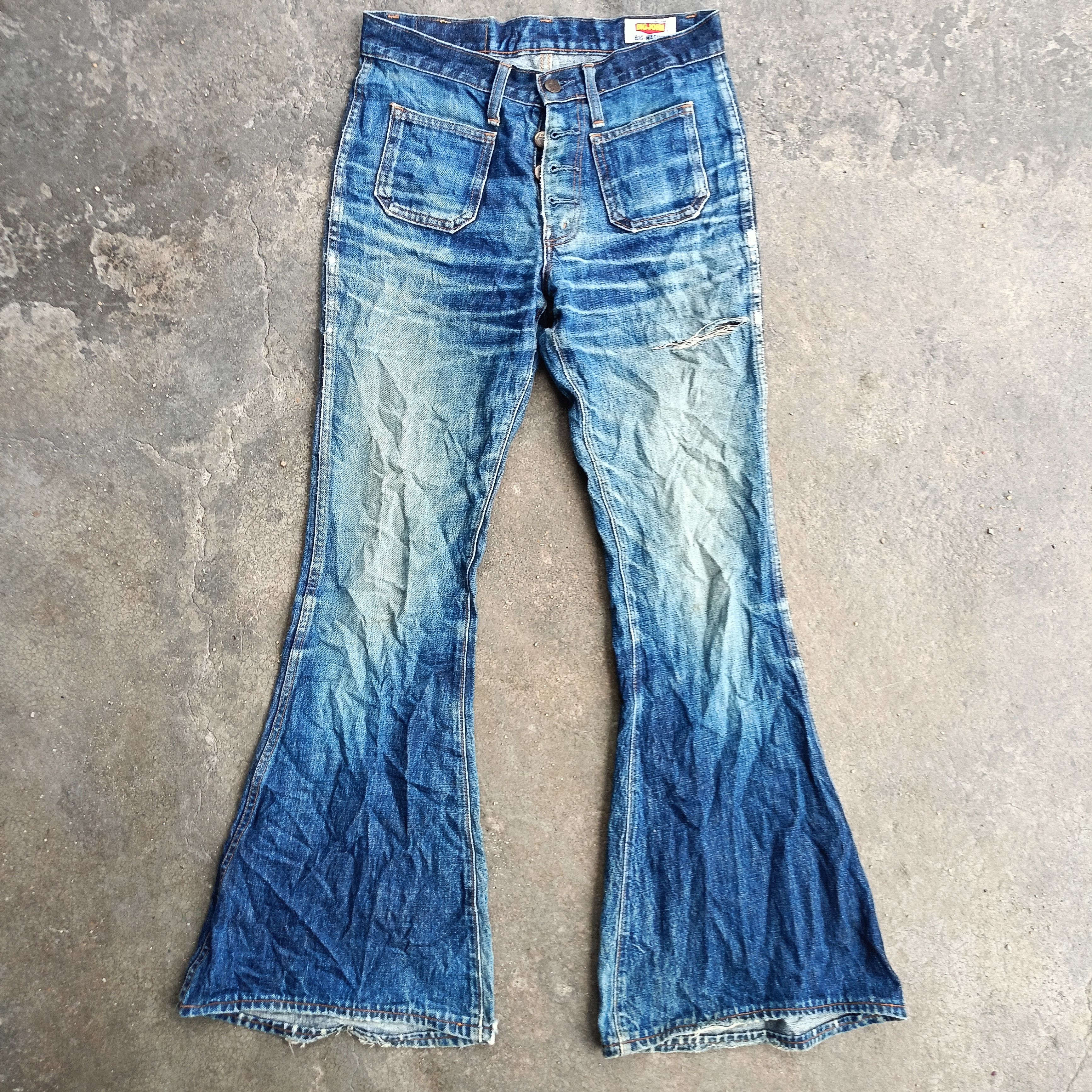 Distressed boot Cut Vintage Big John