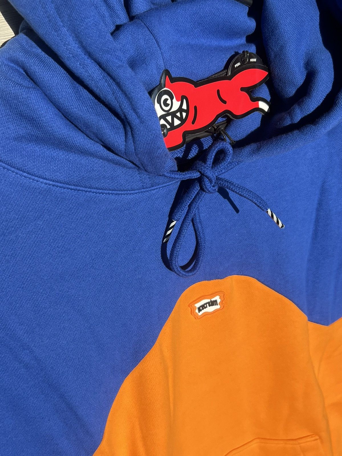 image of Icecream x Pharrell $160 3X Wavy Colorblock New York Colorway Relaxed Hoodie in Blue (Size 2XL)