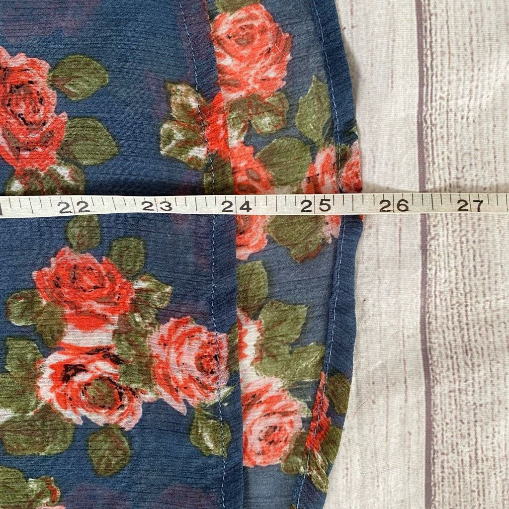 Other Bobbie Brooks women S semi sheer 3/4 sleeve floral print blo Size S / US 4 / IT 40 - 9 Thumbnail