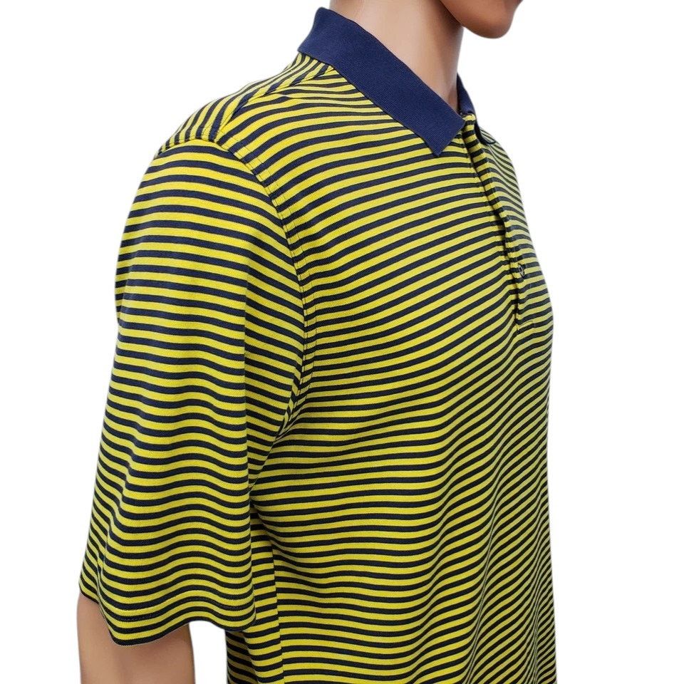 Bobby Jones Bobby Jones Polo Peruvian Pima Cotton Golfer Placket Striped Size US M / EU 48-50 / 2 - 13 Thumbnail