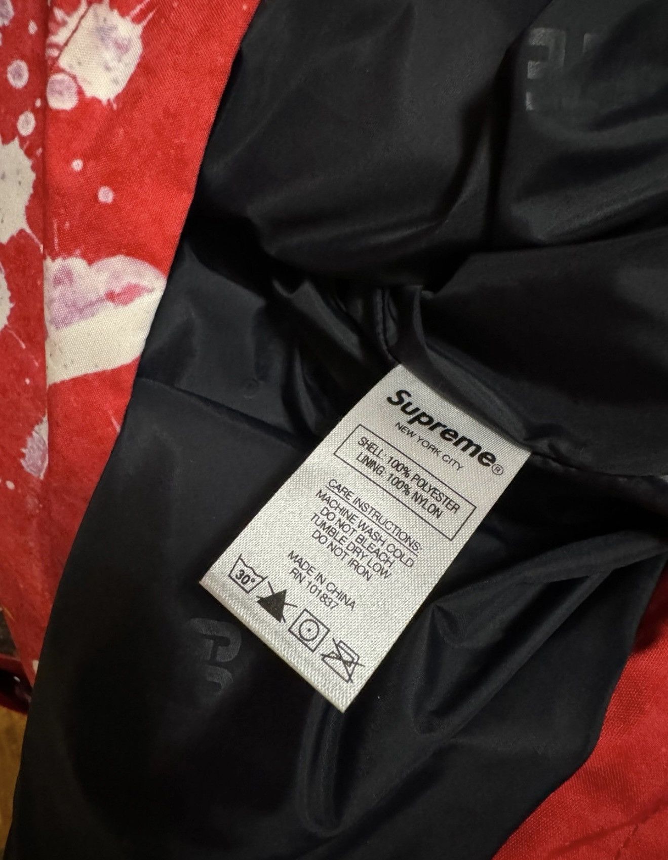 Supreme Supreme Gore-Tex Anorak Rammellzee Red Sz M Size US M / EU 48-50 / 2 - 4 Thumbnail
