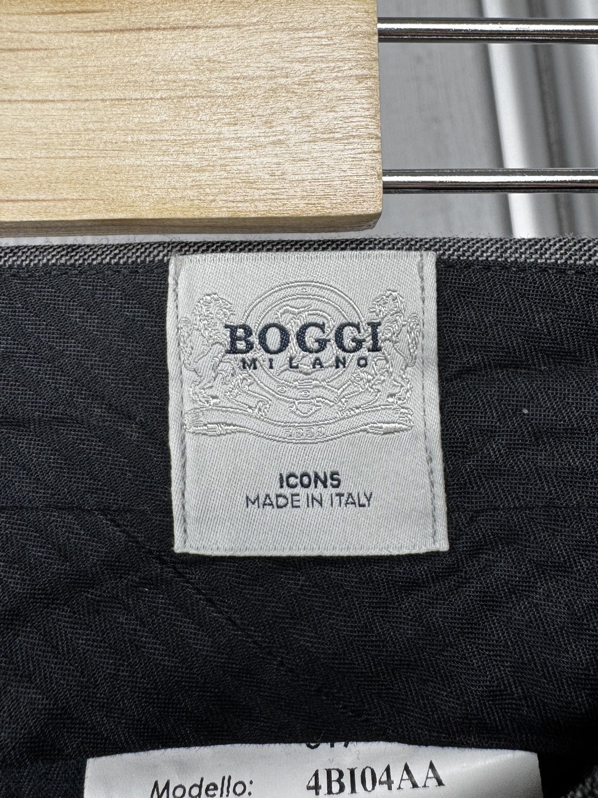 Boggi Boggi Milano Grey 110s Wool 2 pieces made in italy suit Size 40R - 17 Thumbnail