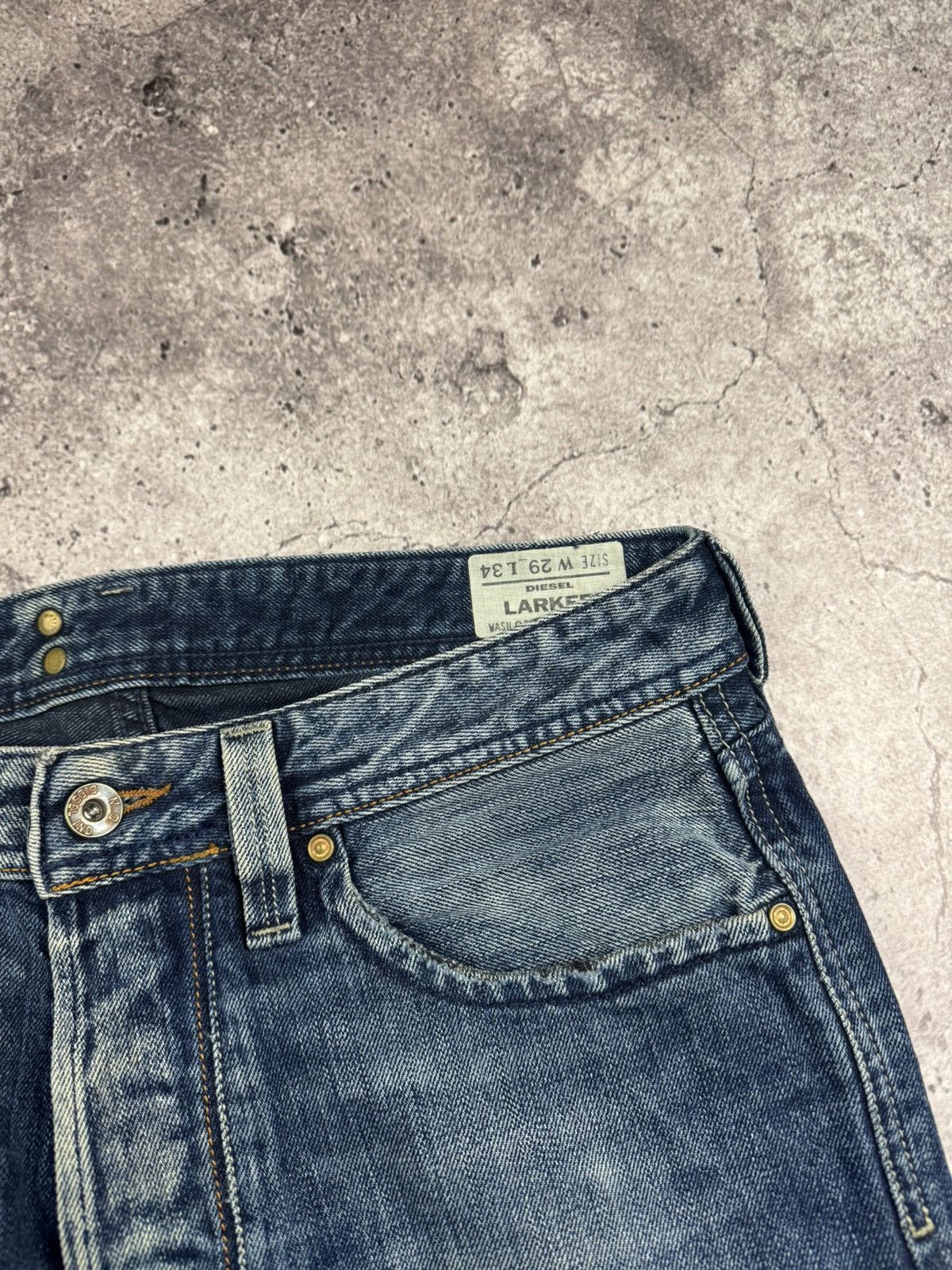 Diesel Vintage Diesel Jeans Baggy Distressed Flared Wide Japanese Size US 29 - 5 Thumbnail