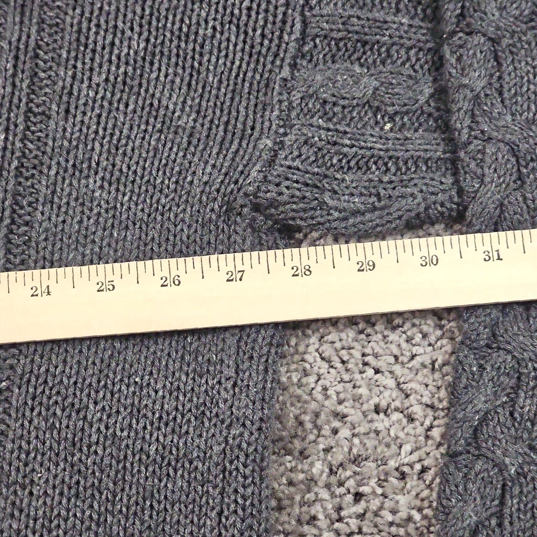 Vintage Structure Sweater Mens XL Gray Cable Knit Pullover Oversized Crew Neck Warmth Size US XL / EU 56 / 4 - 4 Thumbnail