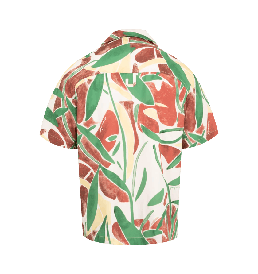 Jacquemus o1h1sh11225 Ribbed Jacquard Shirt in Multicolor Size US M / EU 48-50 / 2 - 2 Thumbnail