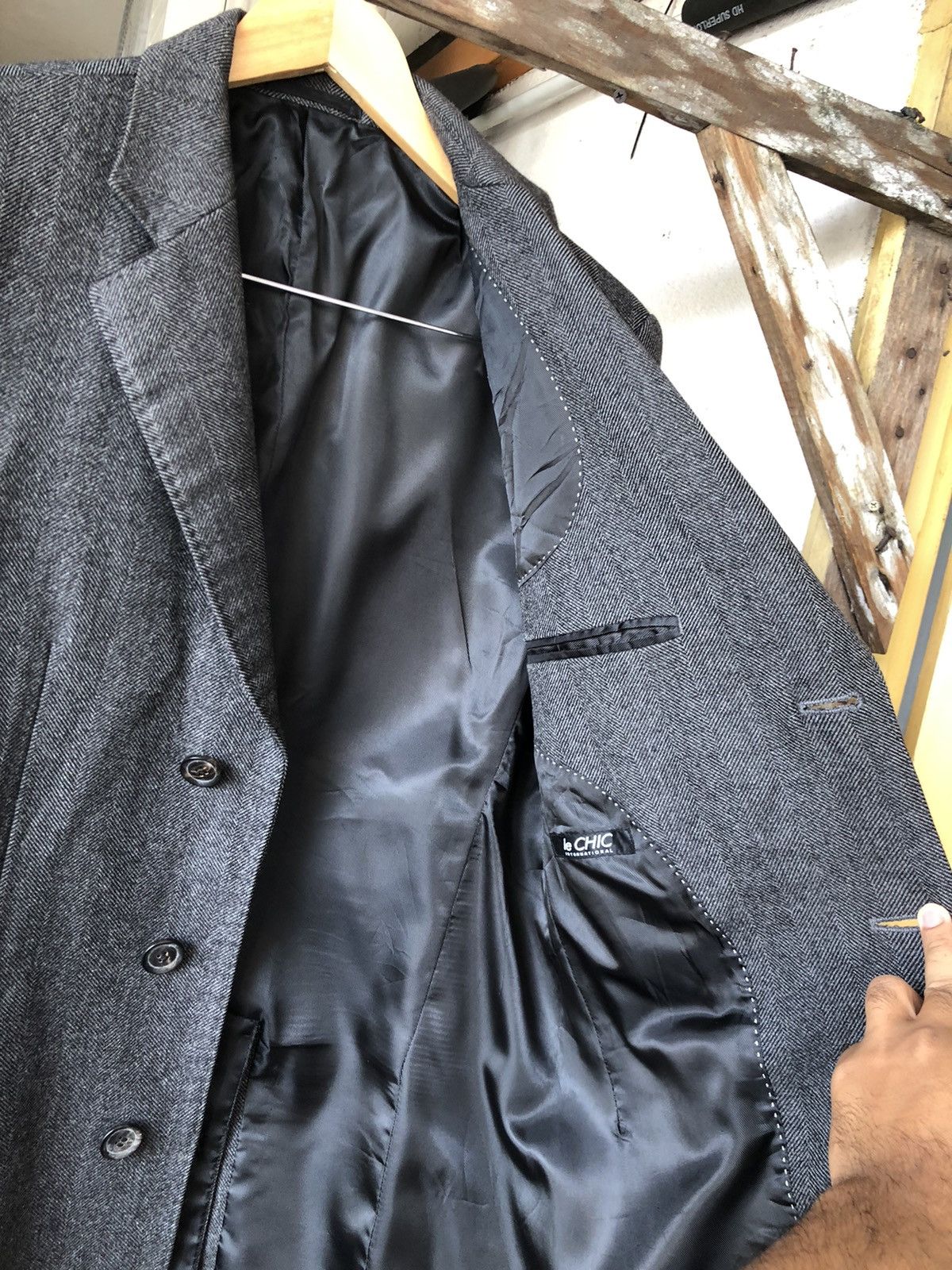 Luxurys❗️Loro Piana x Le Chic Single Breasted Wool Long Coat