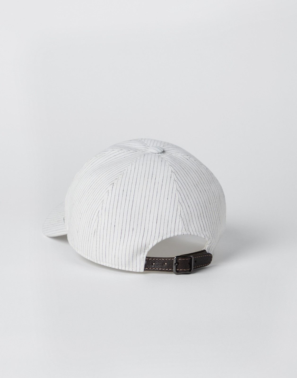Brunello Cucinelli o1la1rc1a0425 Size: OS / Lady Hat / Cap in White/Black Size ONE SIZE - 2 Thumbnail