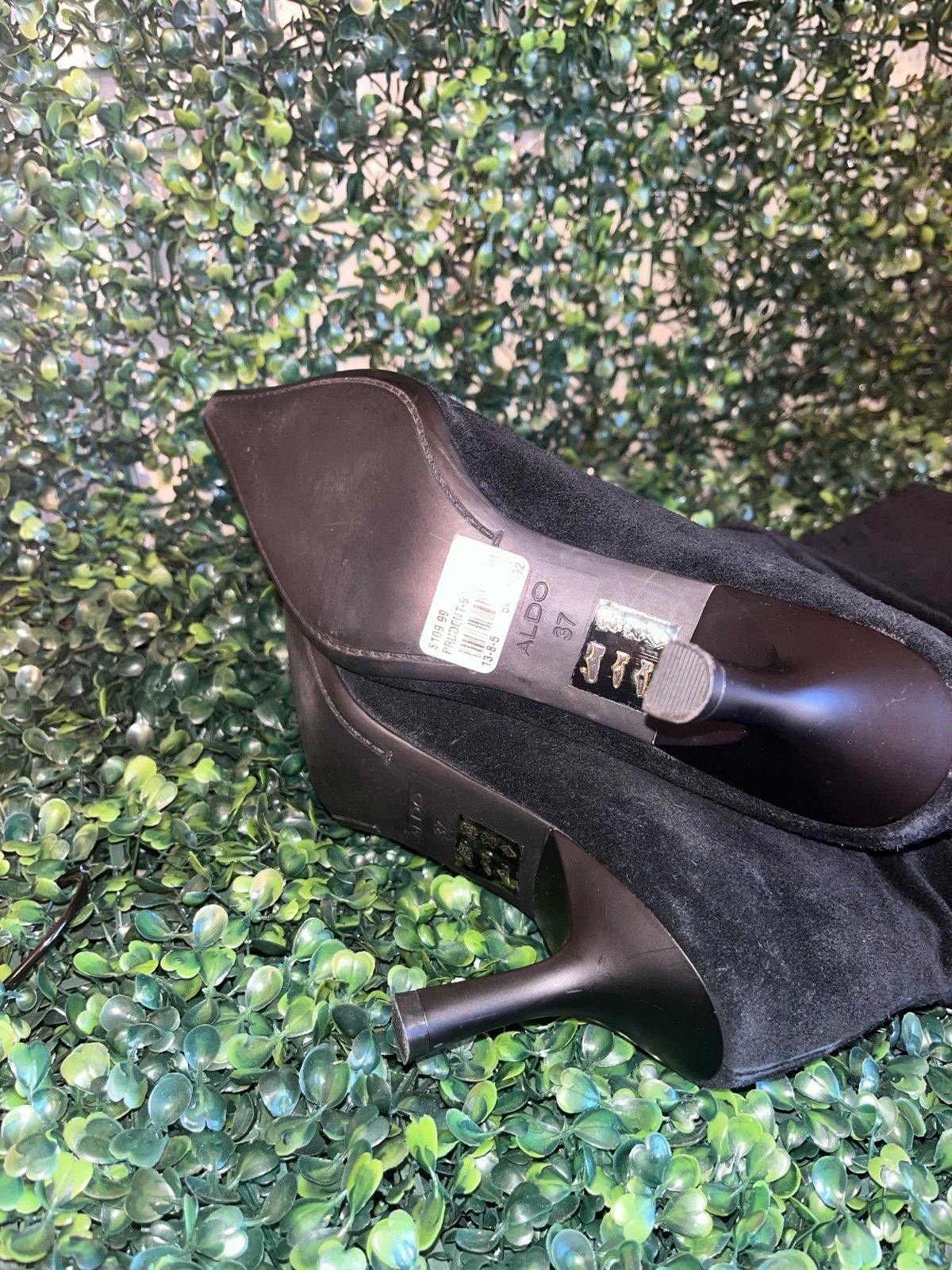 Aldo Aldo scrunch mid calf boots size 37, black 6.5 Size US 6.5 / IT 36.5 - 4 Thumbnail