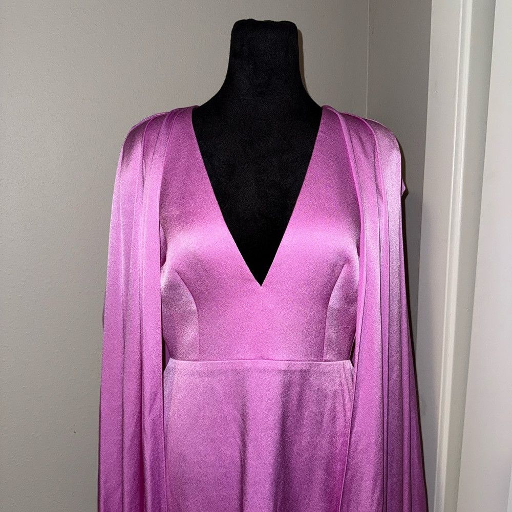 Alex Perry New | ALEX PERRY HUDSON SATIN CREPE GOWN UK 12/US 8 Size M / US 6-8 / IT 42-44 - 6 Thumbnail