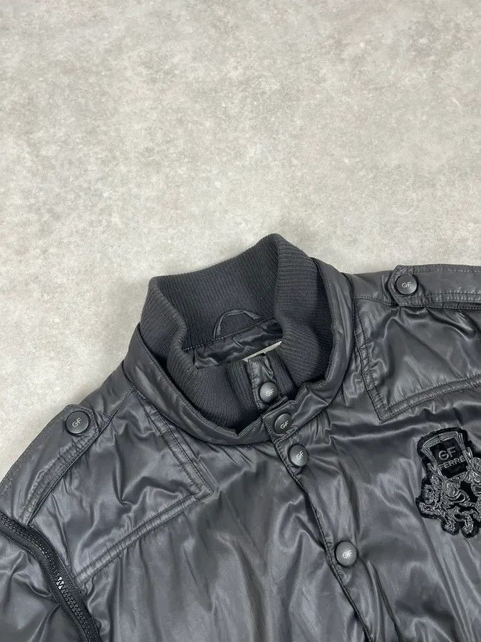 Gianfranco Ferre Gianfranco Ferré Black Signature Nylon Jacket with Detachable Sleeves Size US M / EU 48-50 / 2 - 5 Thumbnail