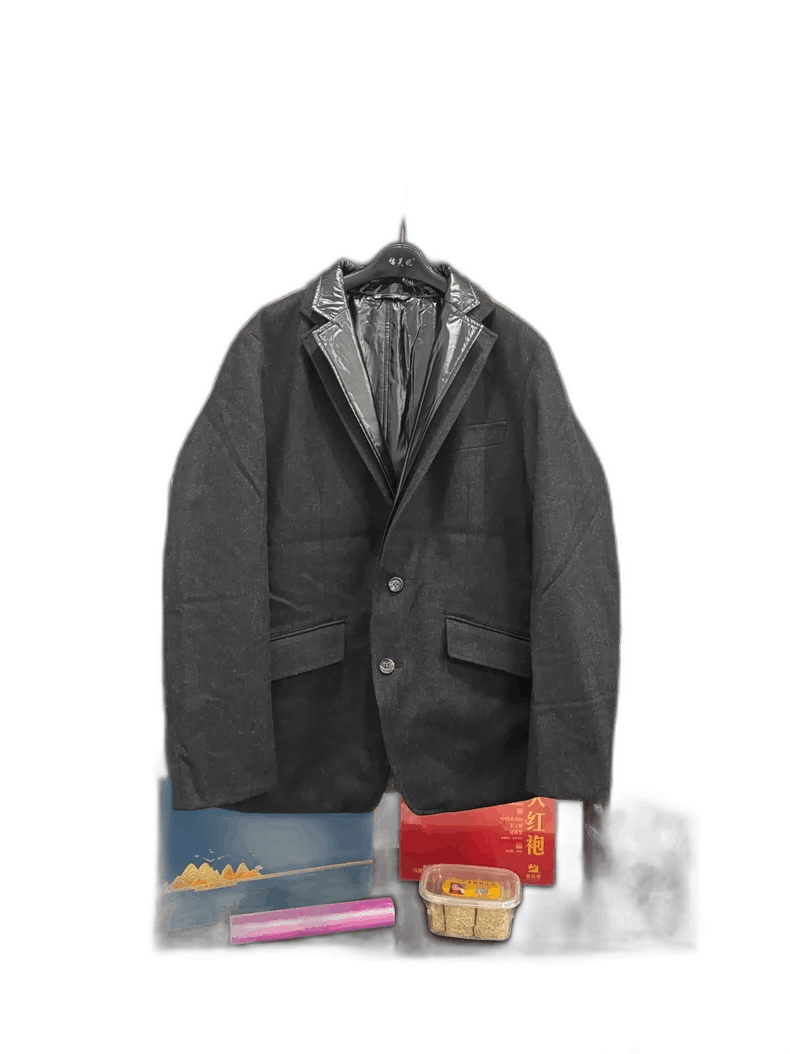 Dirk Bikkembergs Men's Reversible Wool and Polyester Jacket Size US L / EU 52-54 / 3 - 1 Thumbnail
