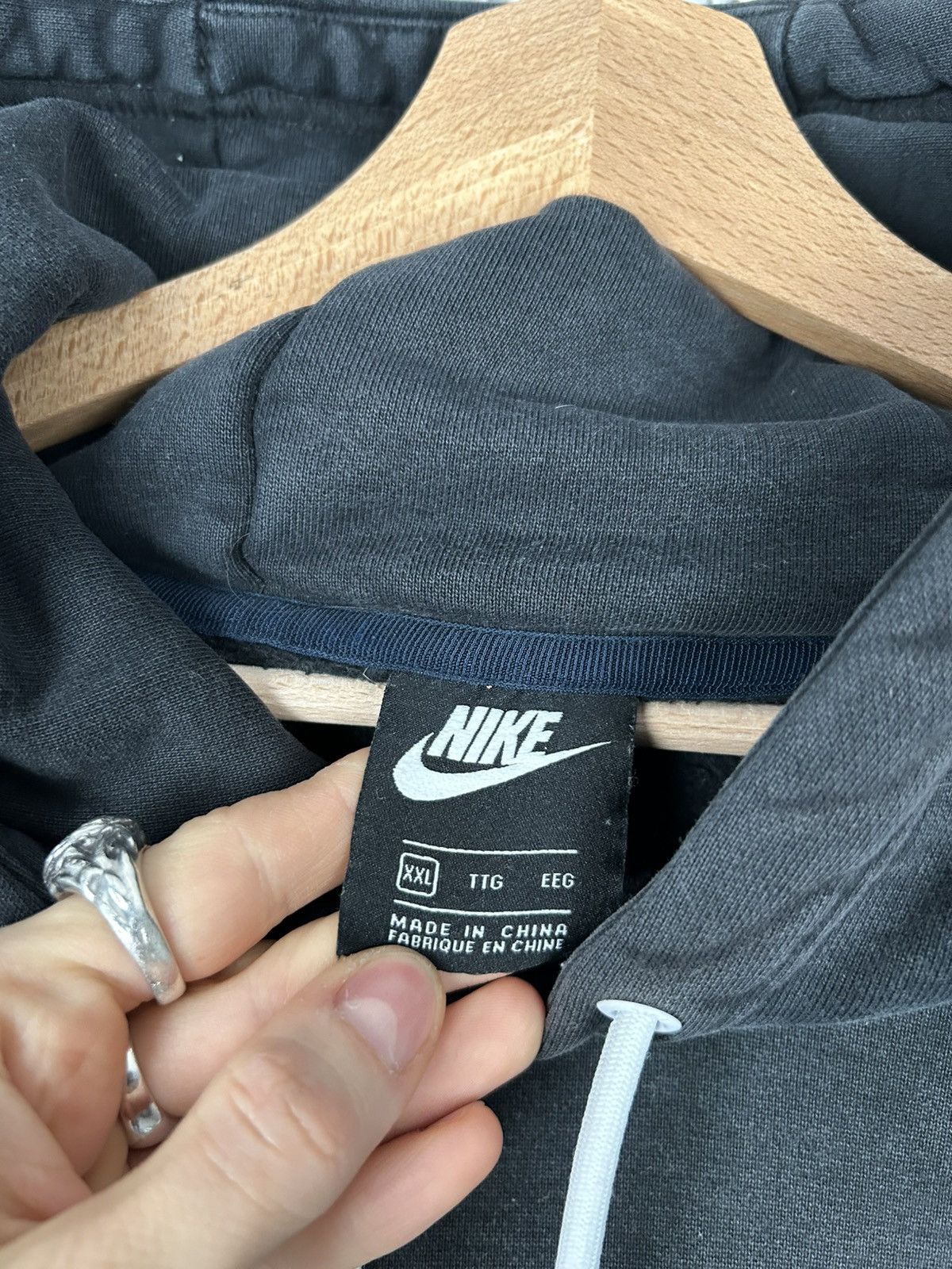 Nike Nike Just do It Baggy Boxy Hoodie Streetwear Hype Rare Size US XXL / EU 58 / 5 - 4 Thumbnail