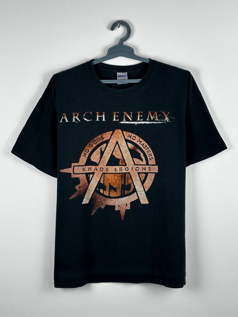 Band Tees × Vintage Vintage Arch Enemy The Root Of All Evil Faded T shirt anvil Size US XL / EU 56 / 4 - 1 Thumbnail
