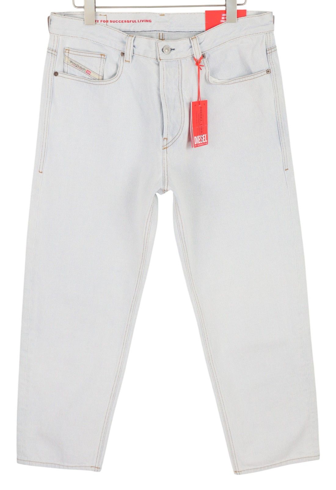 Diesel 2010 0079Z W33/L30 Loose Straight Washed Jeans 40919 Size US 33 - 1 Thumbnail