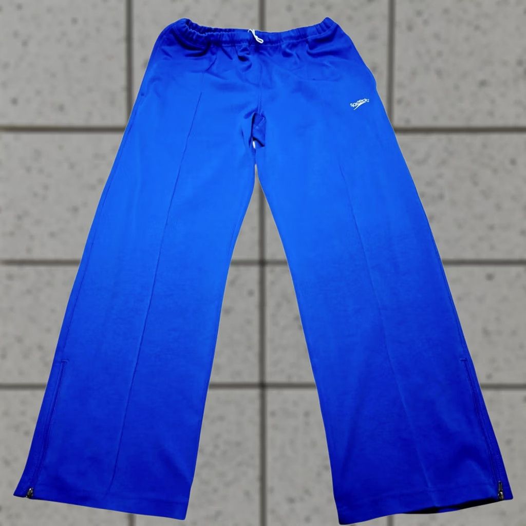 Speedo Speedo Men's Royal Blue Expedite Varsity Warm Up Pants Size M Size US 31 - 1 Thumbnail