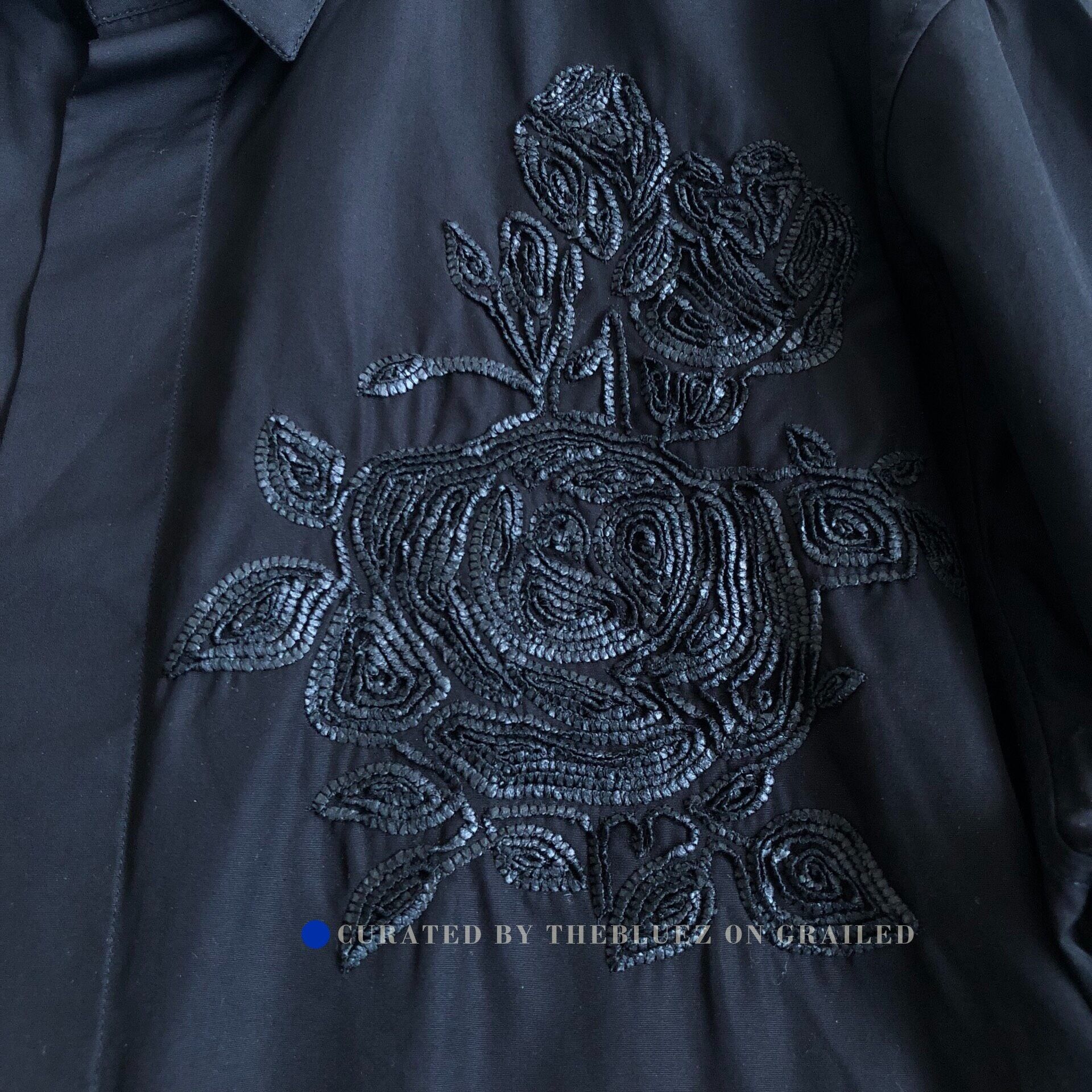 Dior Dior Homme Black Rose Shirt Size US M / EU 48-50 / 2 - 3 Thumbnail