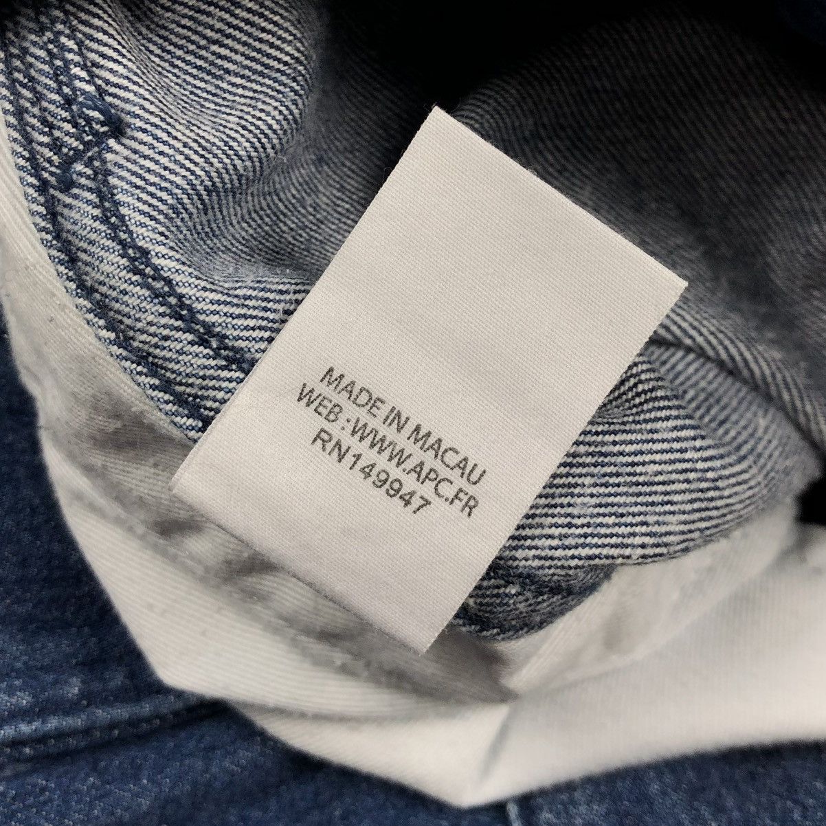 A.P.C. Vintage A.P.C. Paris France Designer Denim Jacket y2k crazy Size S / US 4 / IT 40 - 10 Thumbnail