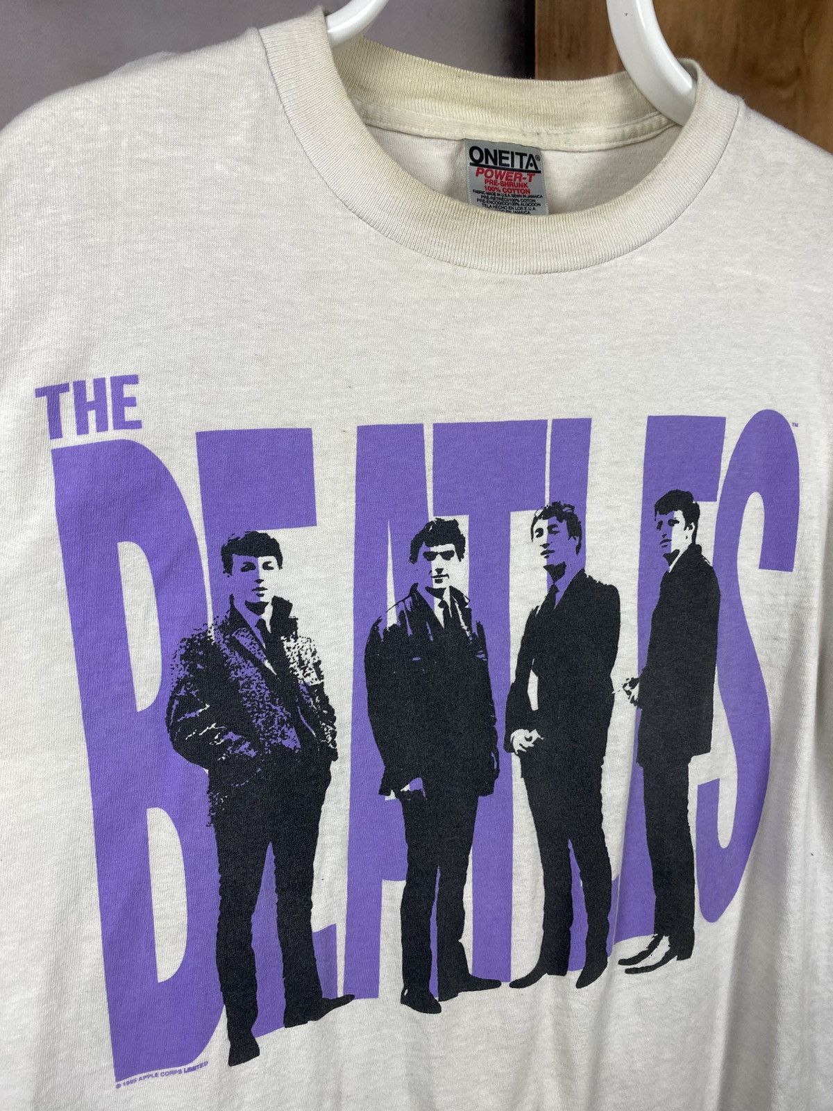 Band Tees 🎸Vintage 1995 T-Shirt The Beatles Big Logo VTG Tee🎸 Size US L / EU 52-54 / 3 - 11 Thumbnail