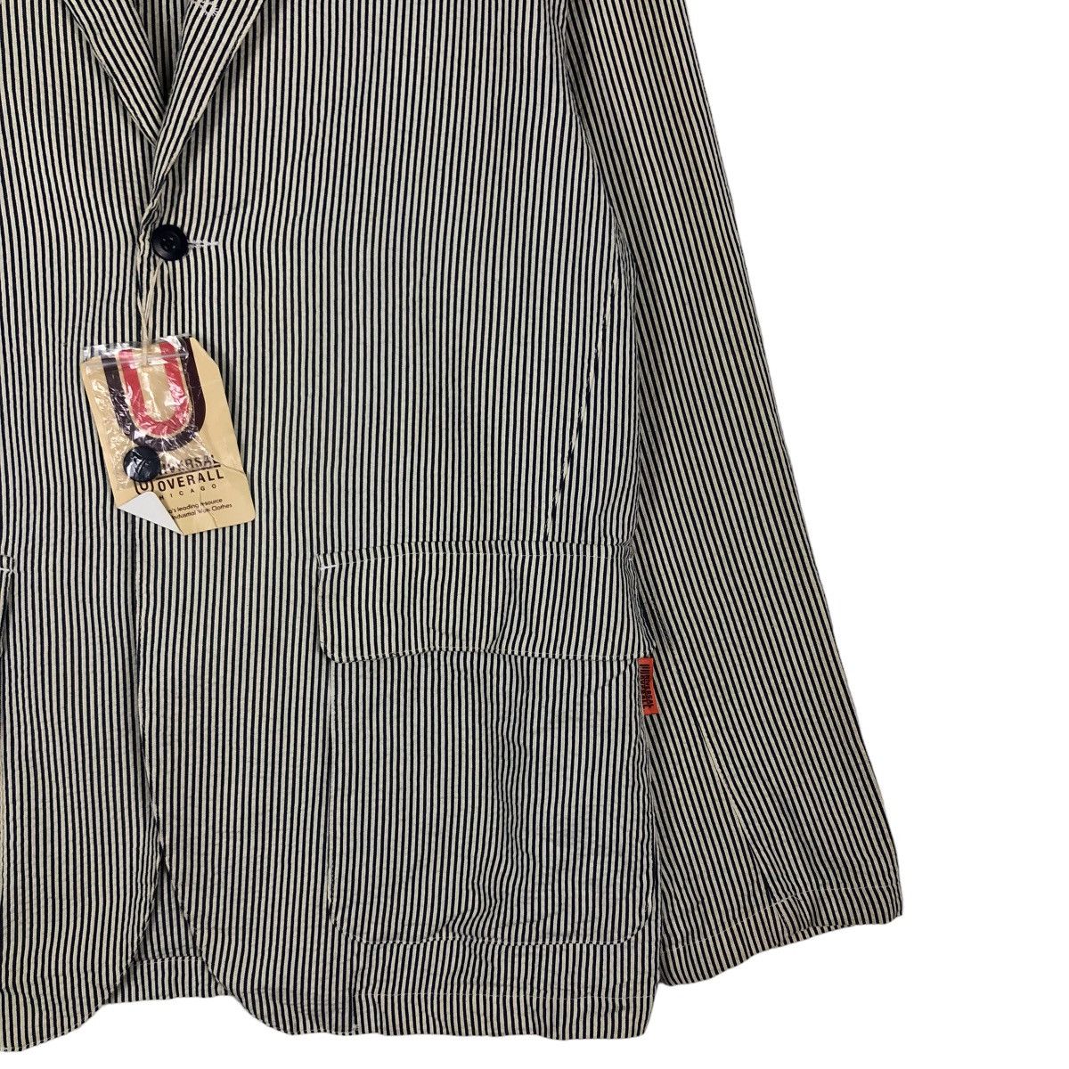 Japanese Brand 🔥Vintage Universal Overall Chicago Chore Jacket Hickory Size US M / EU 48-50 / 2 - 5 Thumbnail