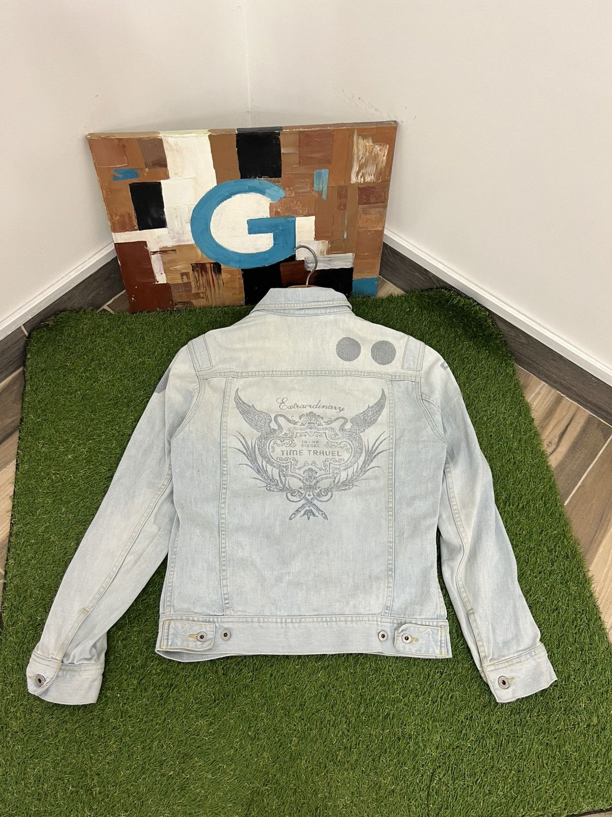 Diesel × Vintage Diesel Vintage Denim Jacket Size S Size S / US 4 / IT 40 - 10 Thumbnail