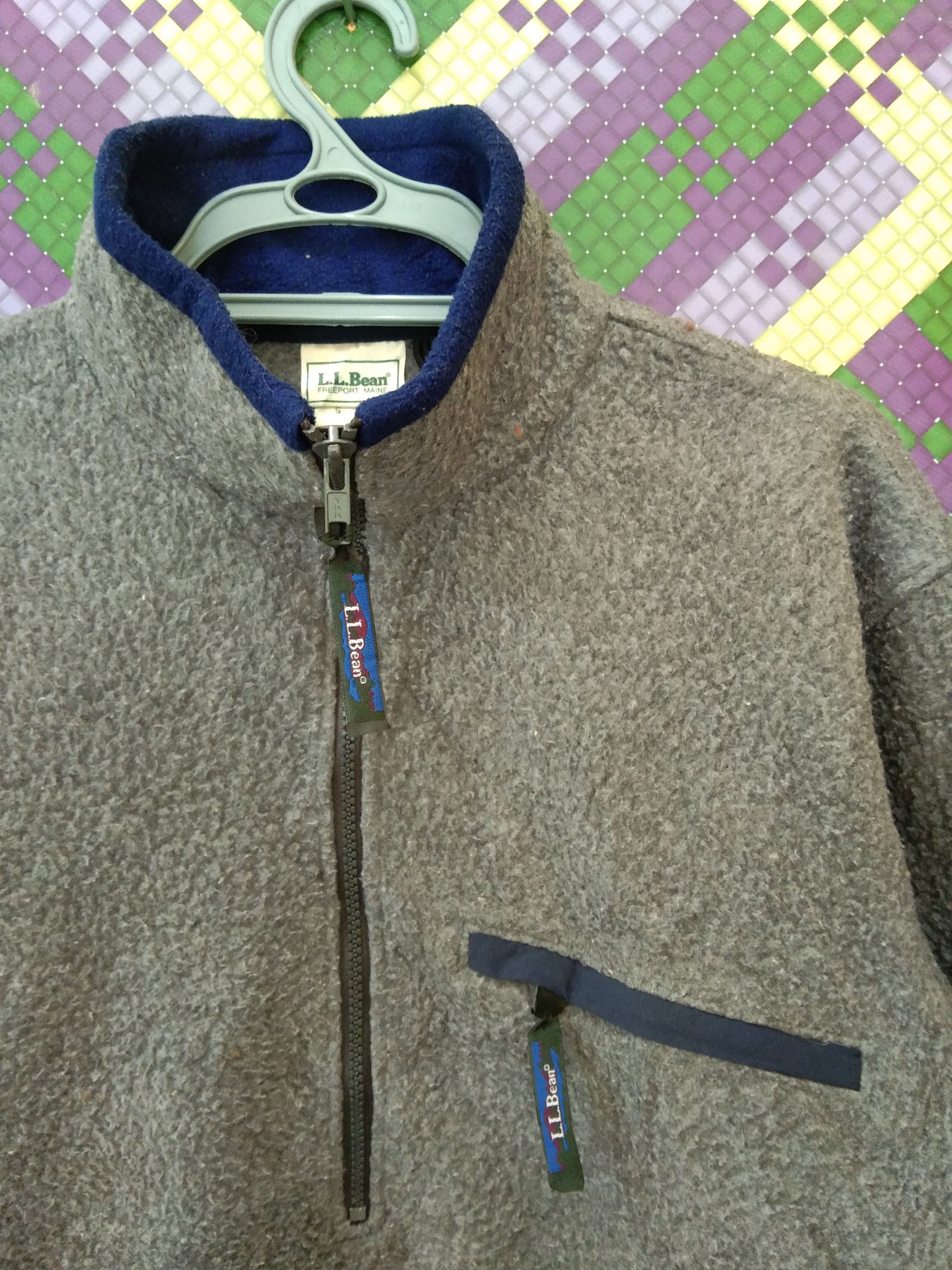 L.L. Bean × Vintage AW L.L BEAN HALF-ZIPPER FLEECE SWEATER Size S / US 4 / IT 40 - 4 Thumbnail