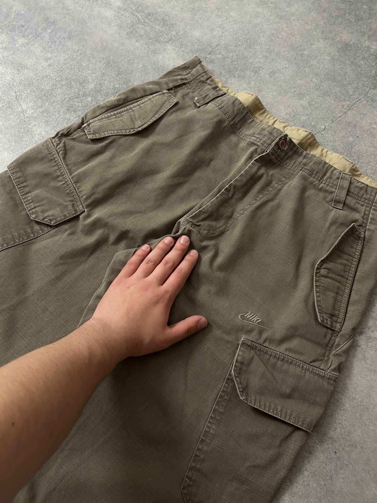 Nike × Vintage Vintage Nike Cargo shorts mens rare y2k Size US 34 / EU 50 - 5 Thumbnail