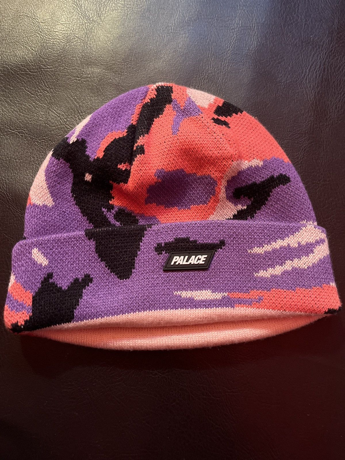 Palace Palace x Vivienne Westwood Horny Beanie Pink Leopard - 24FW