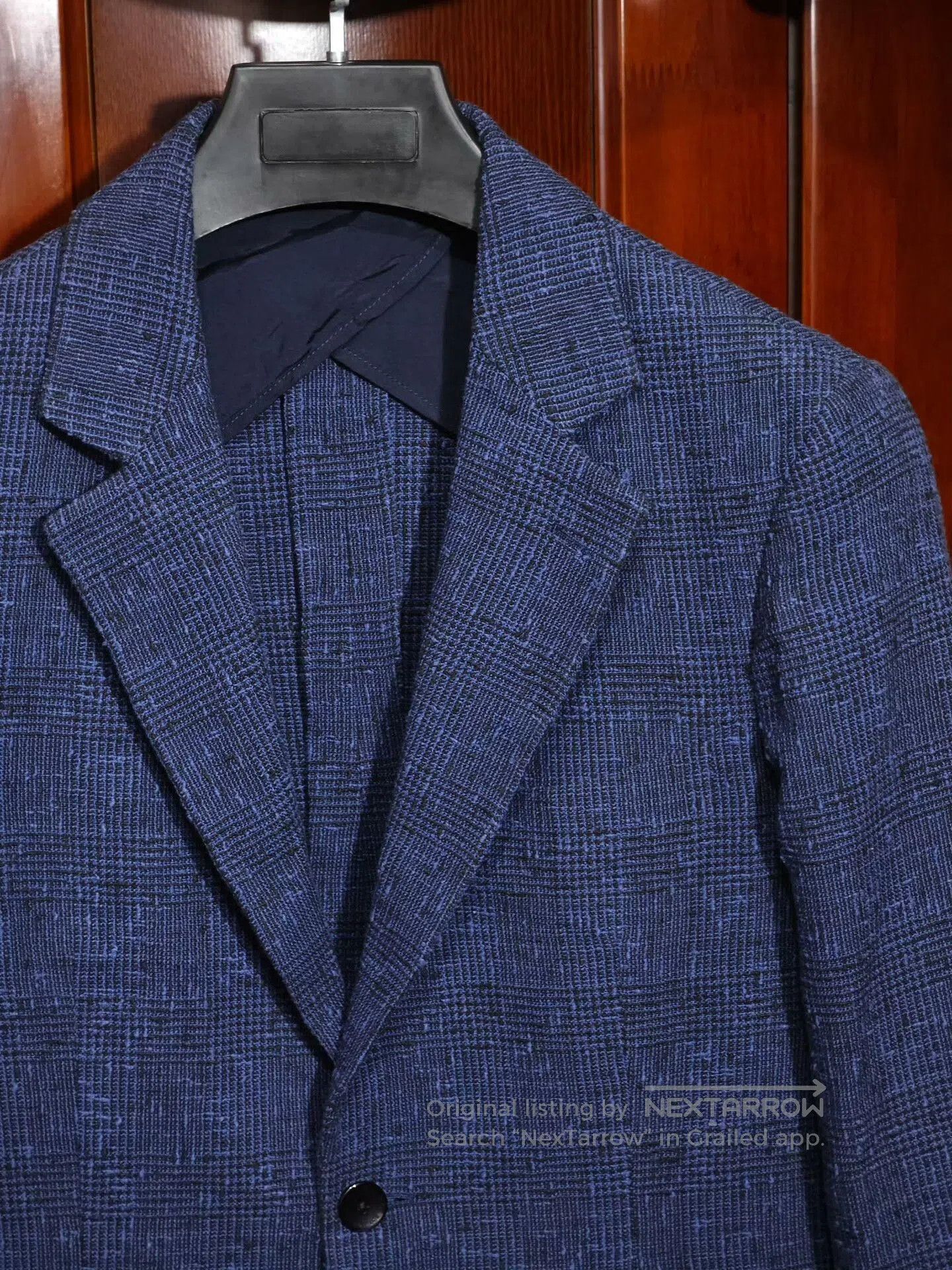 Edifice Japan Japanese Cotton Casual Check Blazer. Size US S / EU 44-46 / 1 - 1 Thumbnail